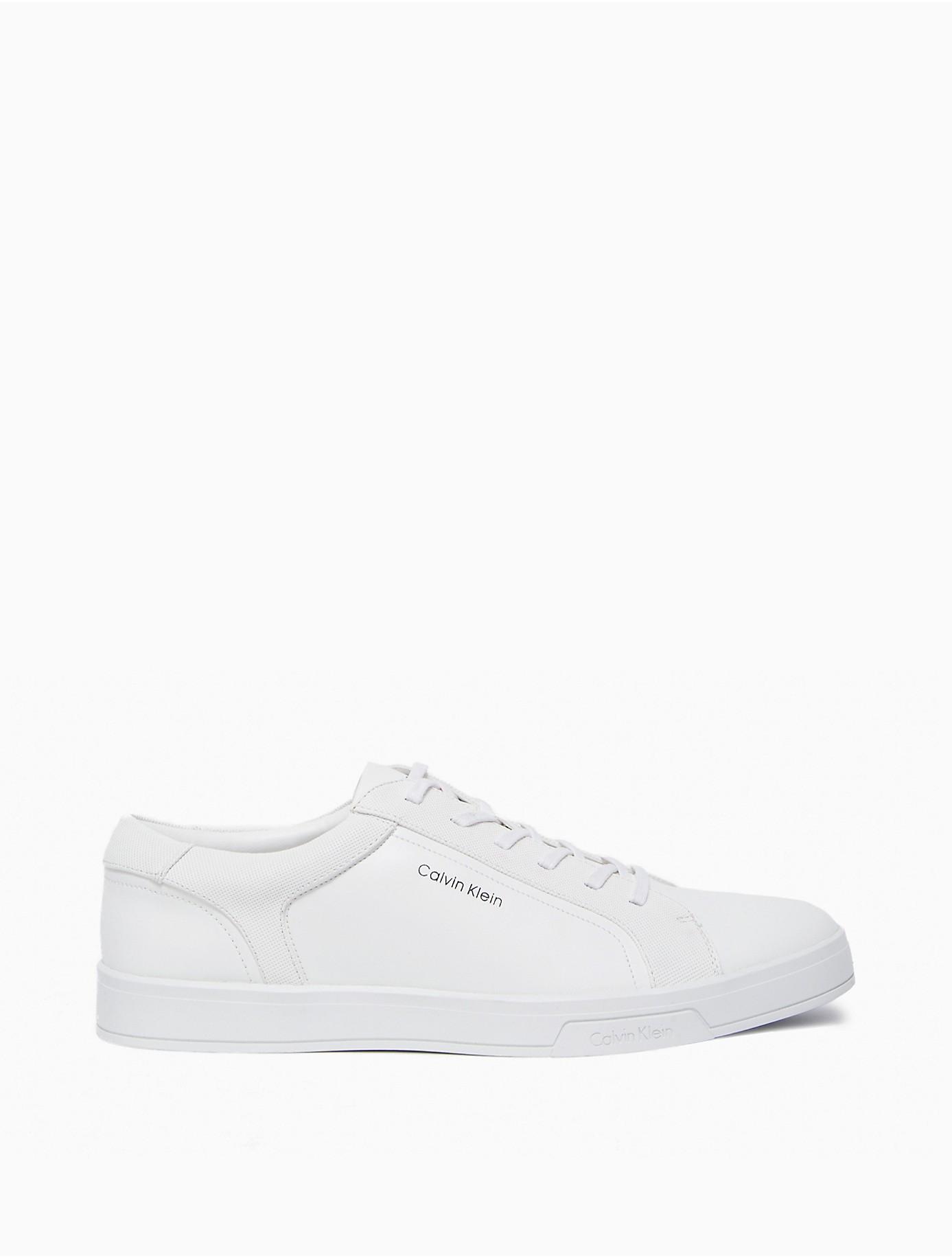 calvin klein leather sneakers