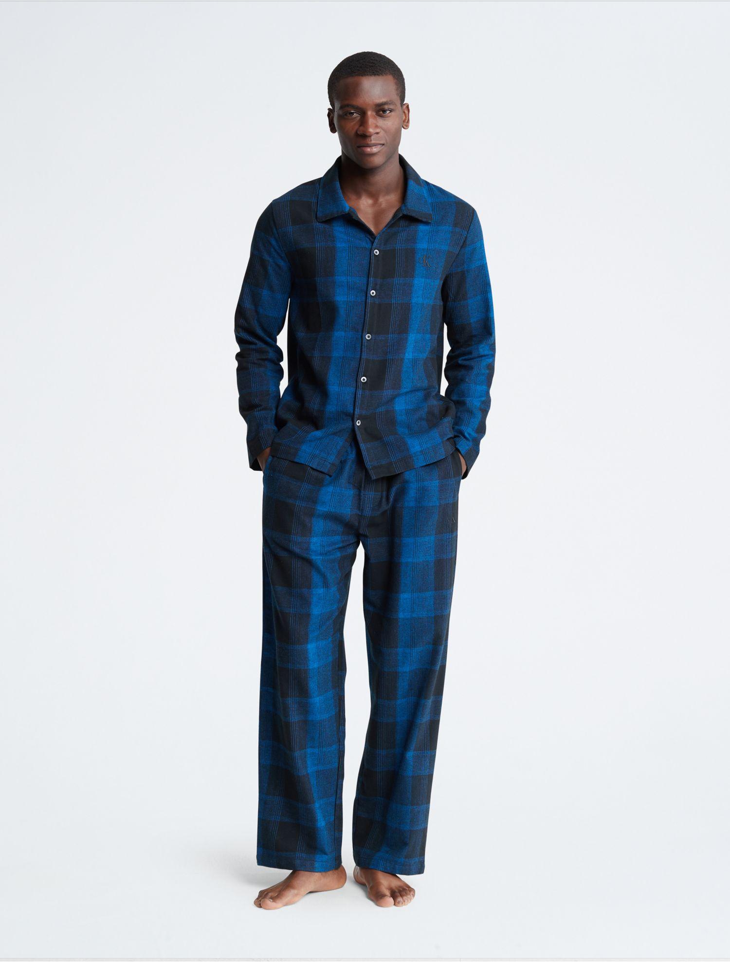 Calvin klein discount flannel pajama pants