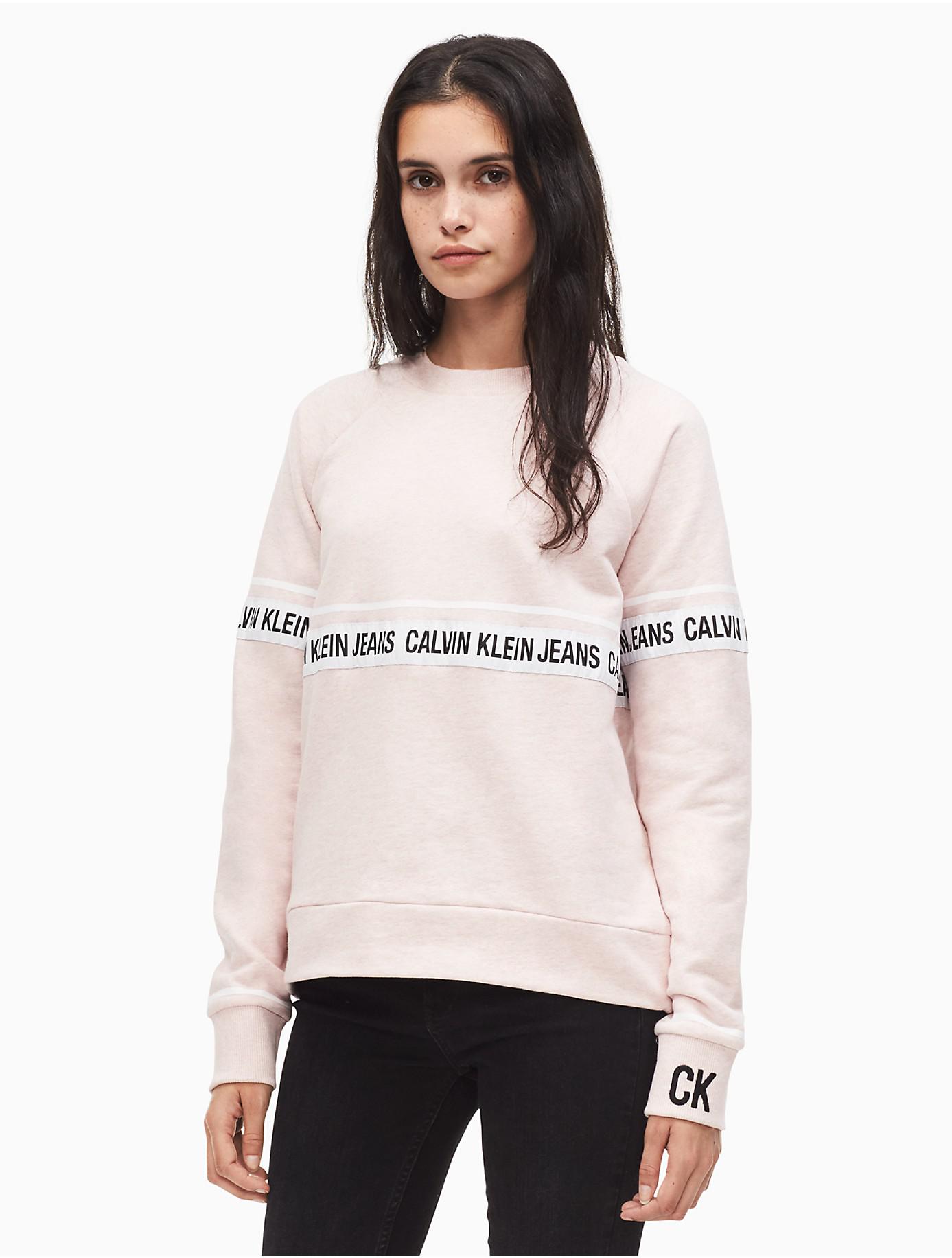 calvin klein tape sweatshirt