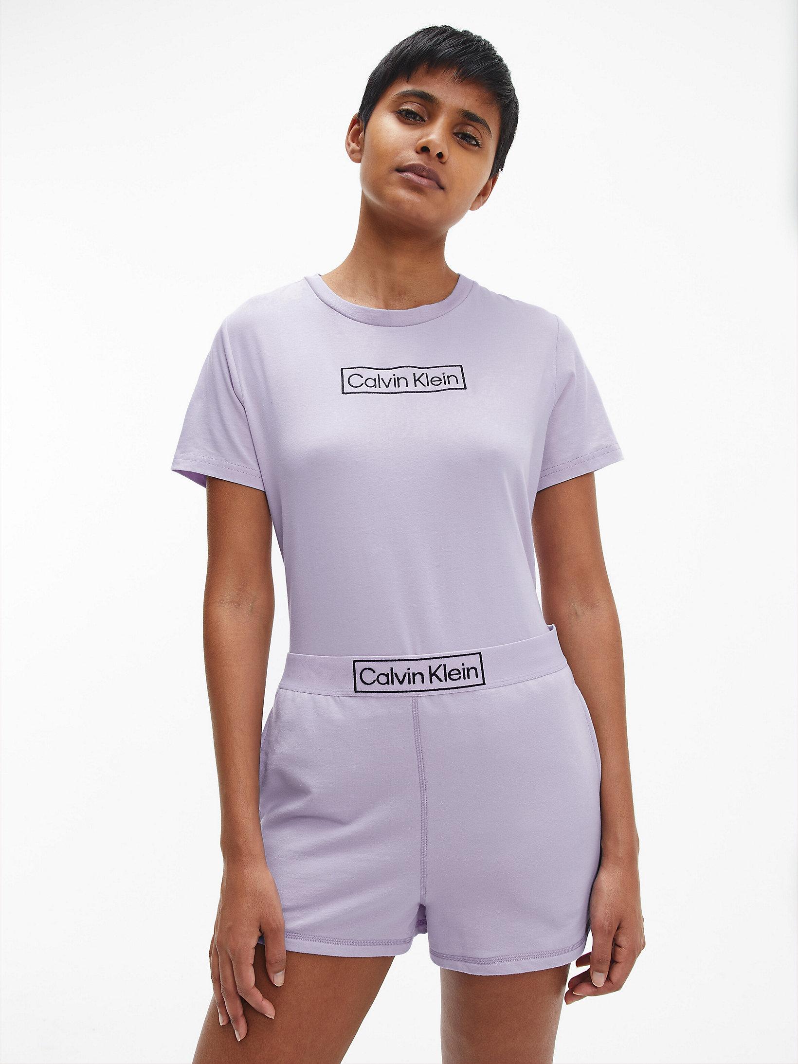 Calvin Klein Shorts-Pyjama-Set – Reimagine Heritage in Lila | Lyst DE