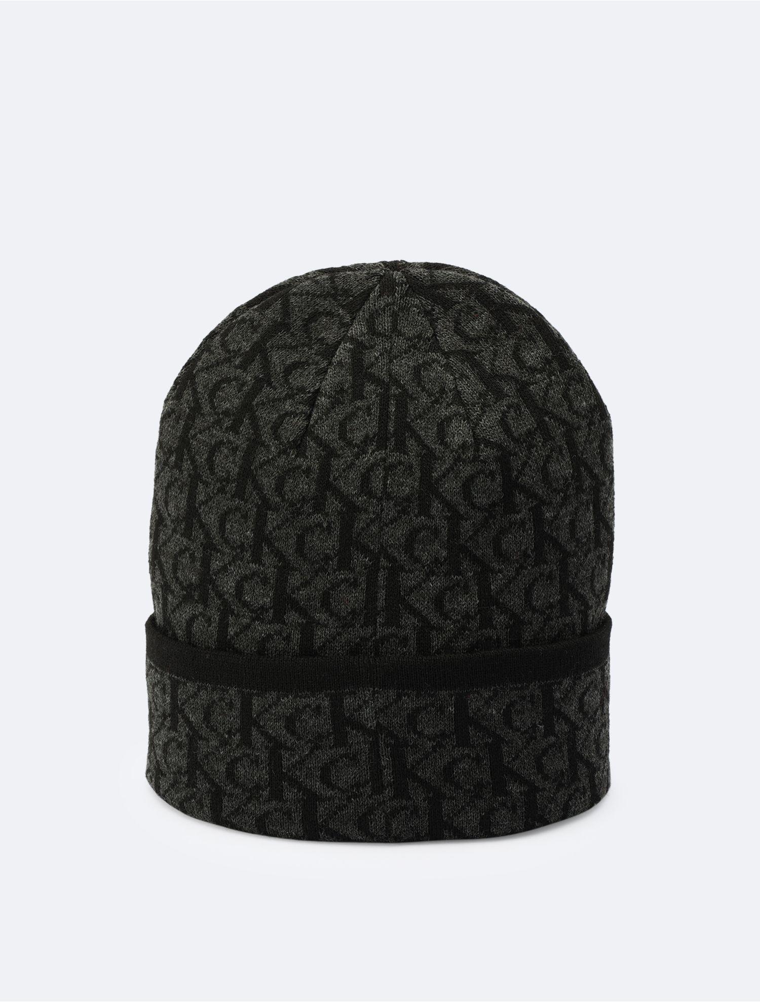 Allover Monogram Logo Beanie Hat