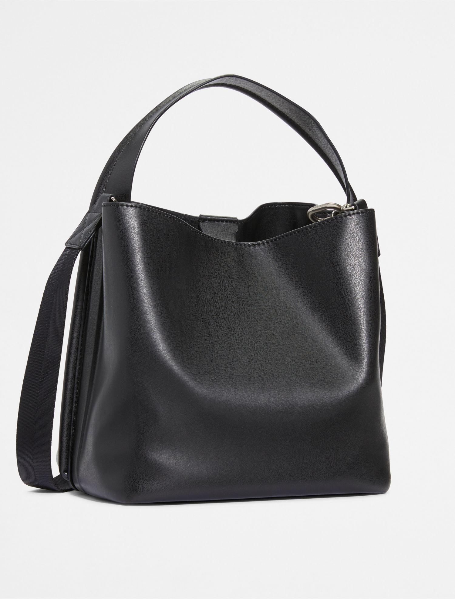Calvin Klein Modern Bucket Bag in Black | Lyst
