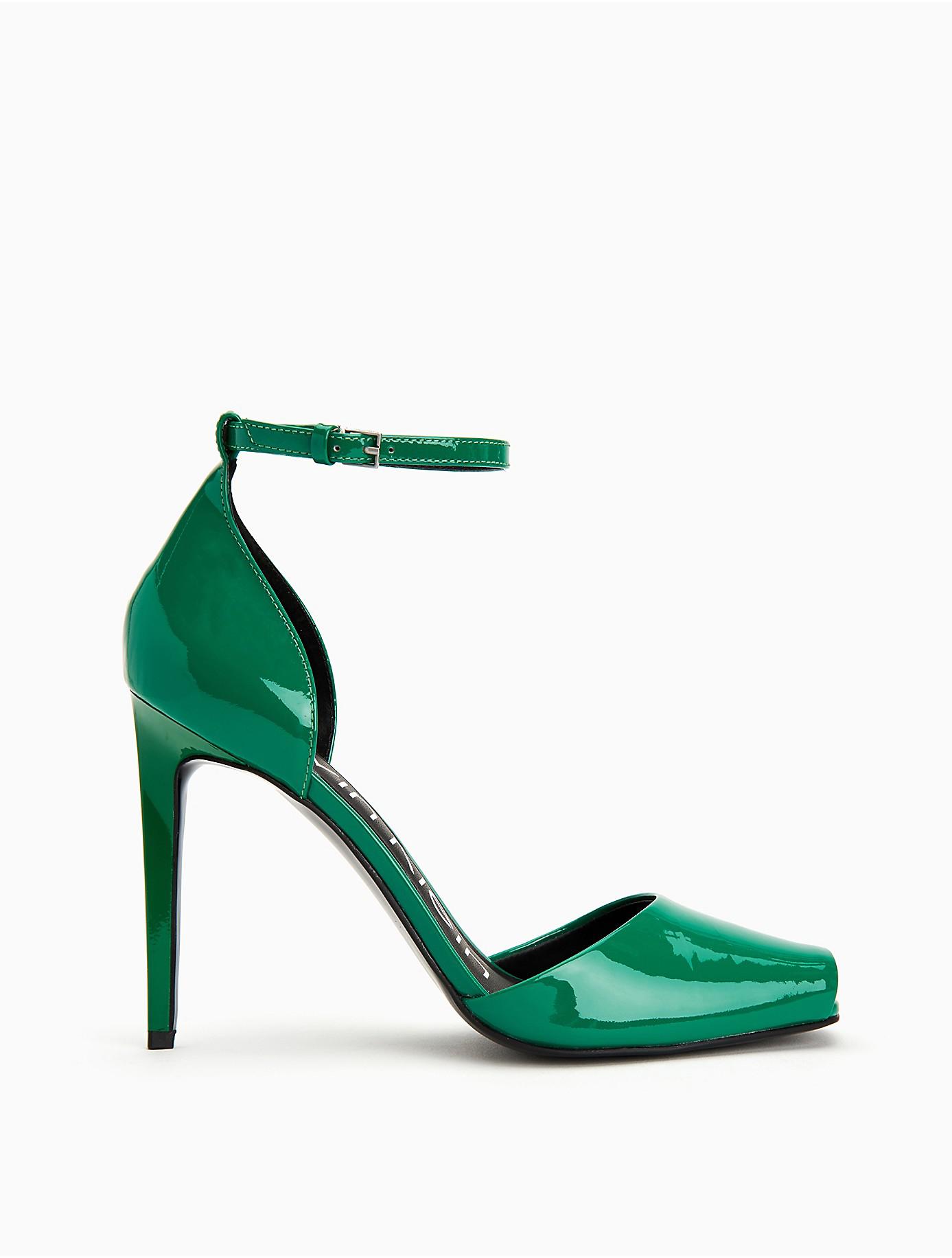 calvin klein green heels