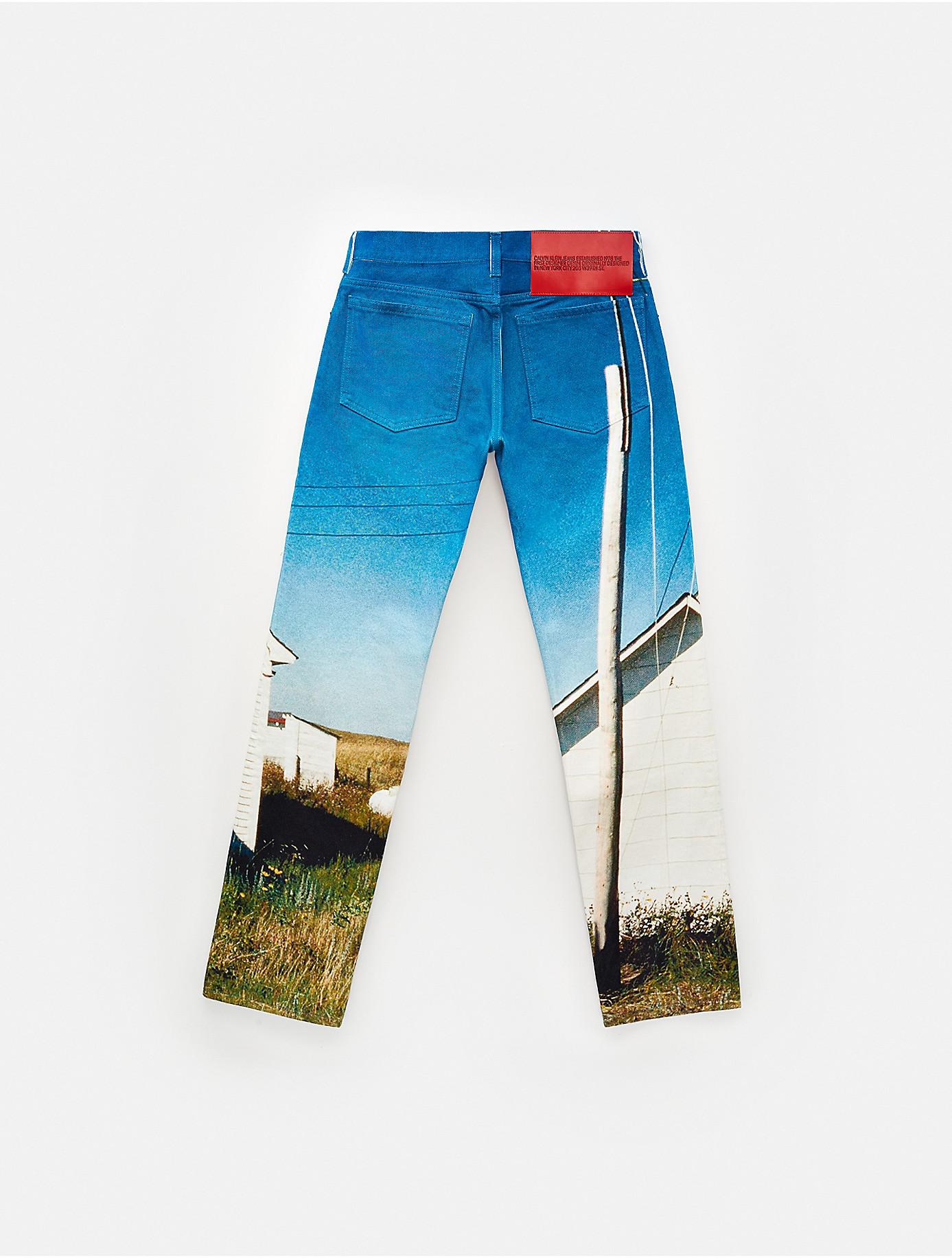 calvin klein landscape jeans