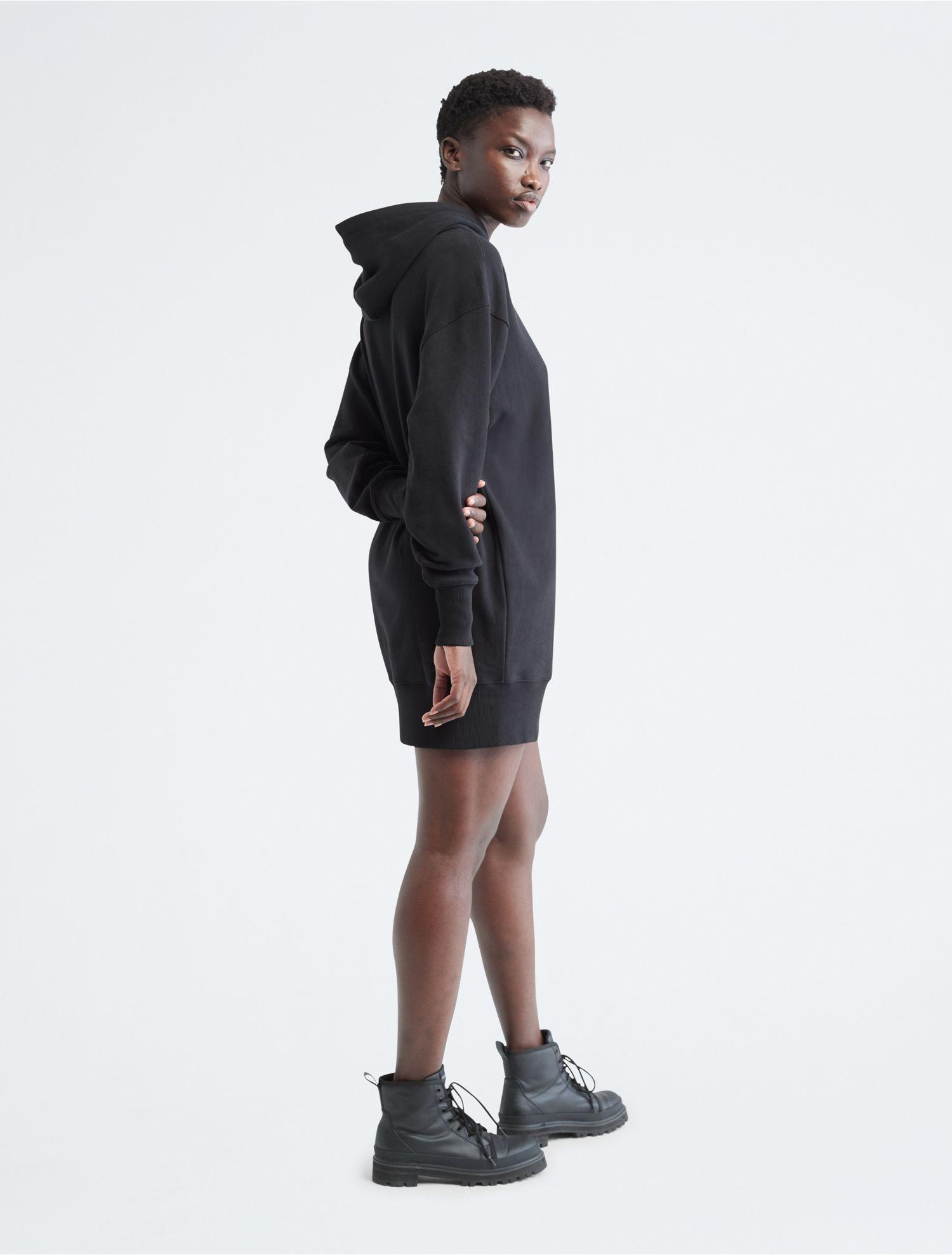 Kor lejer Settle Calvin Klein Polaroid Logo Sweatshirt Dress | Lyst
