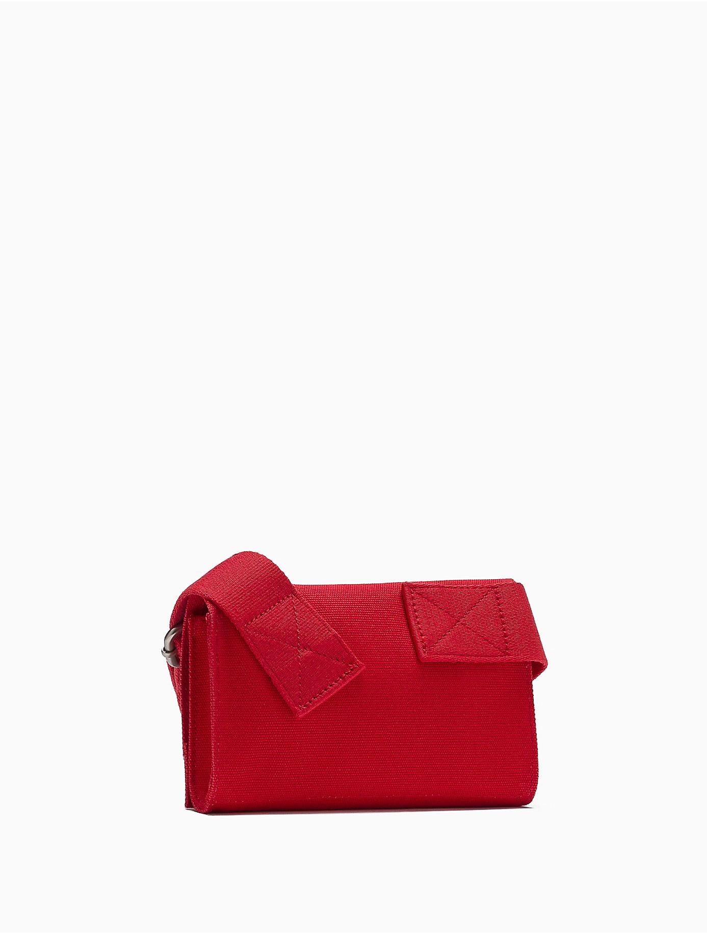 calvin klein utility canvas crossbody bag