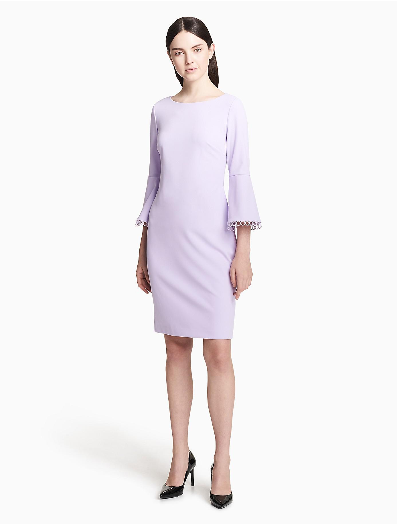 lavender calvin klein dress