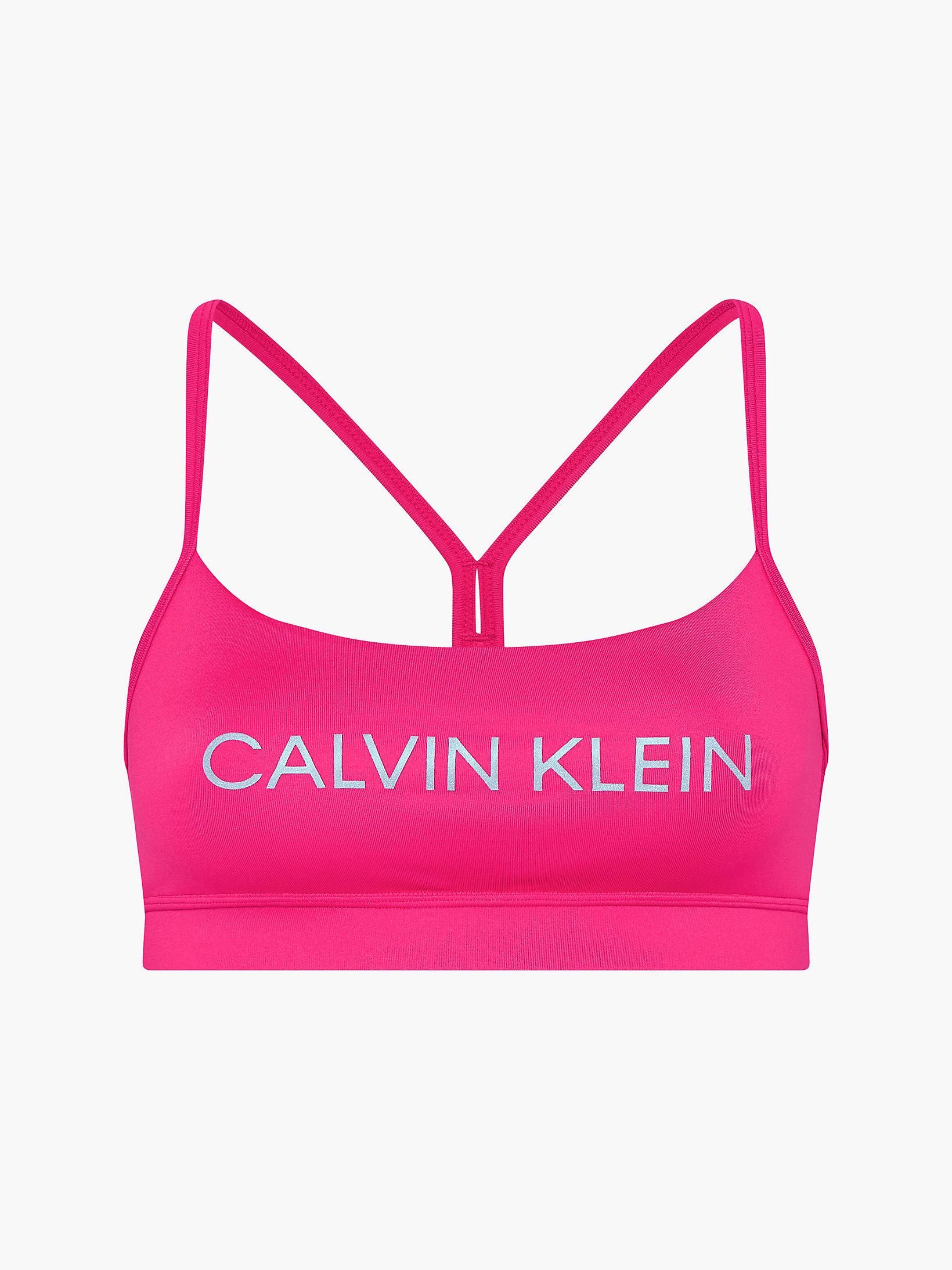 Calvin Klein Sport-Bh Für Geringe Intensität in Pink | Lyst DE