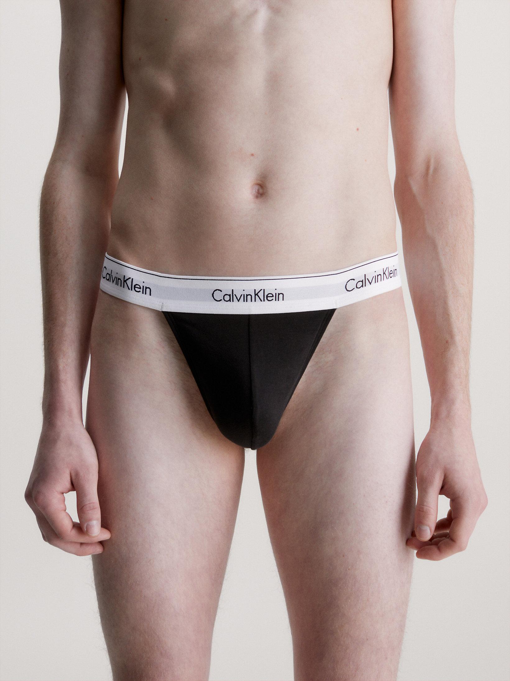 Calvin Klein 3 Pack Thongs - Modern Cotton in White for Men | Lyst UK