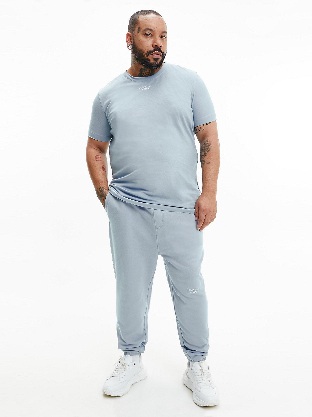 Calvin Klein Tapered Joggers in Blue for Men | Lyst UK