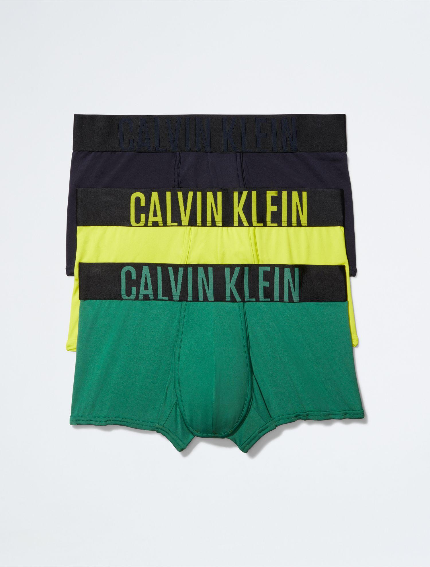 Calvin Klein Intense Power Micro 3-pack Low Rise Trunk in Green for Men |  Lyst
