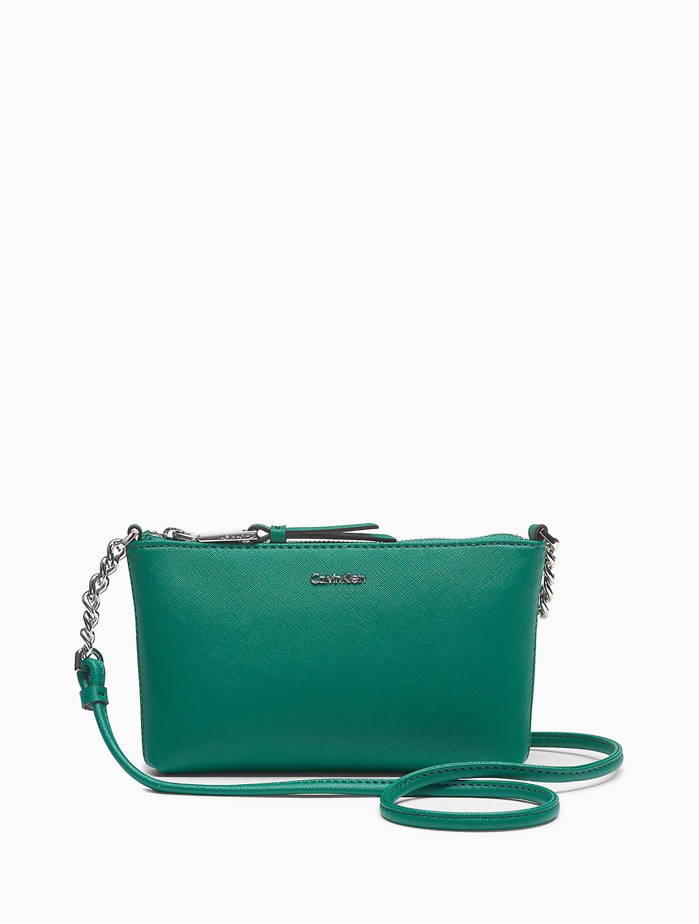 calvin klein green purse