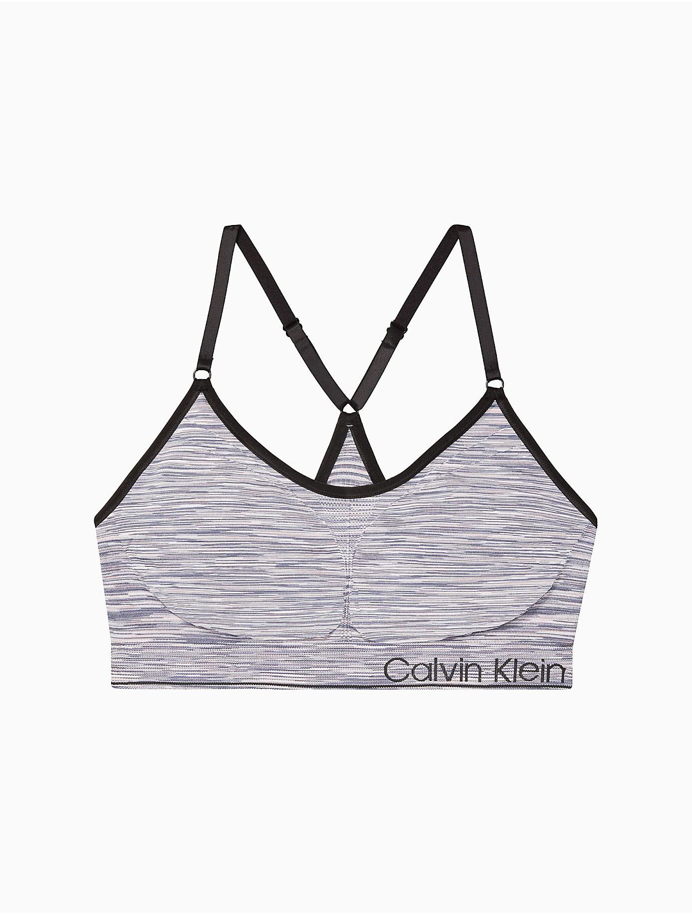 calvin klein gray sports bra