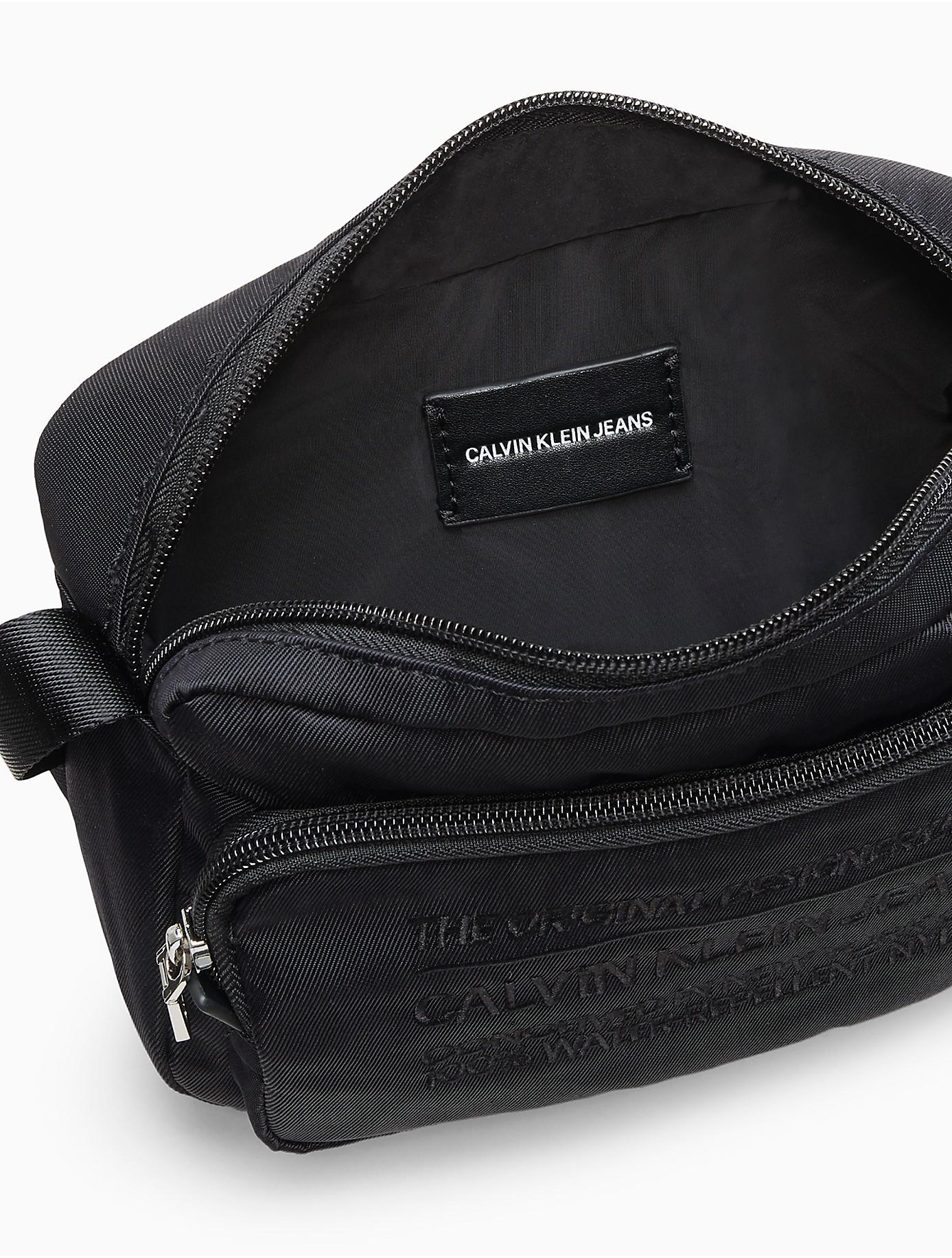 Calvin Klein Synthetic Nylon Utility Crossbody Camera Bag in Black for