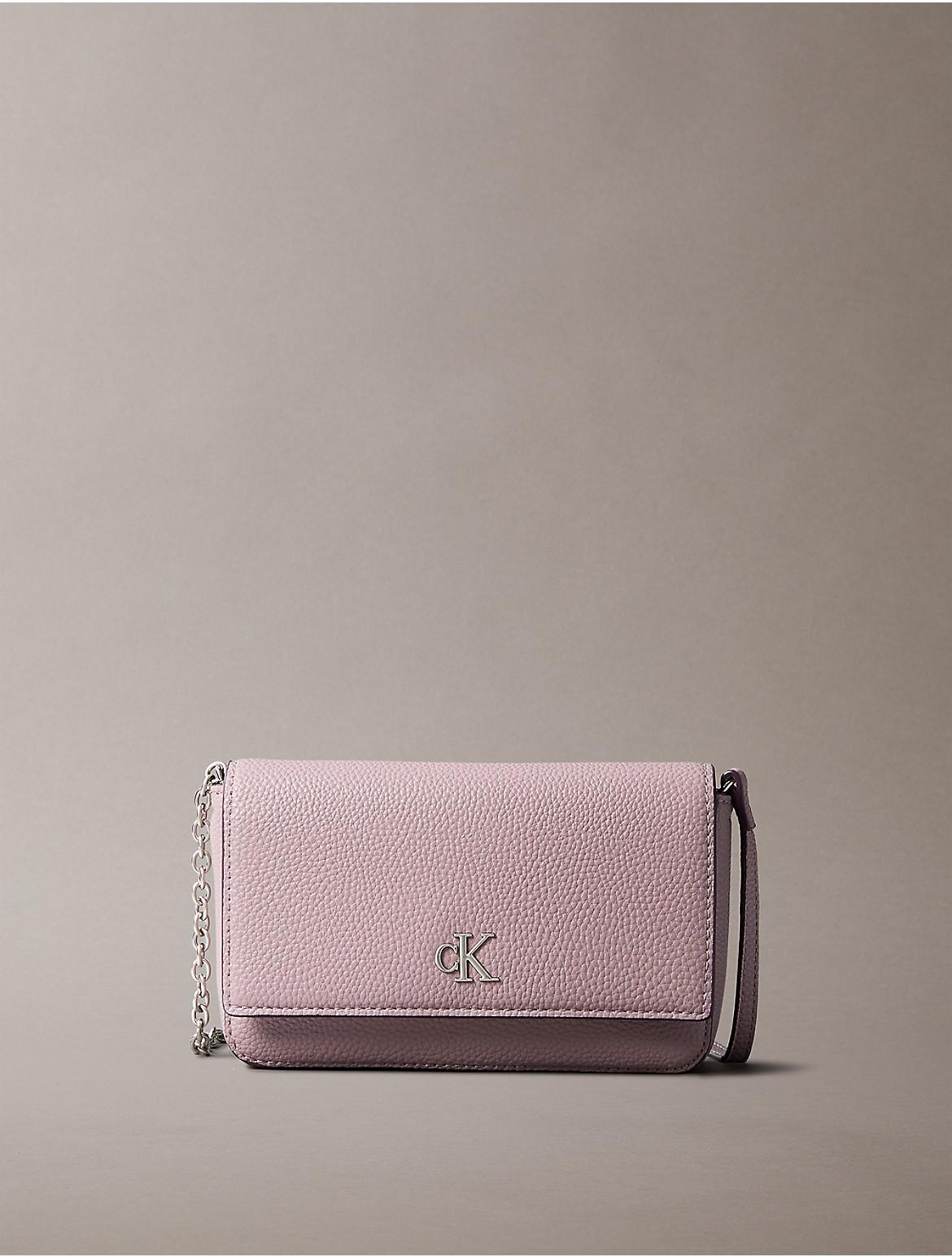 Calvin Klein Archive Hardware Flap Crossbody Bag in Pink | Lyst