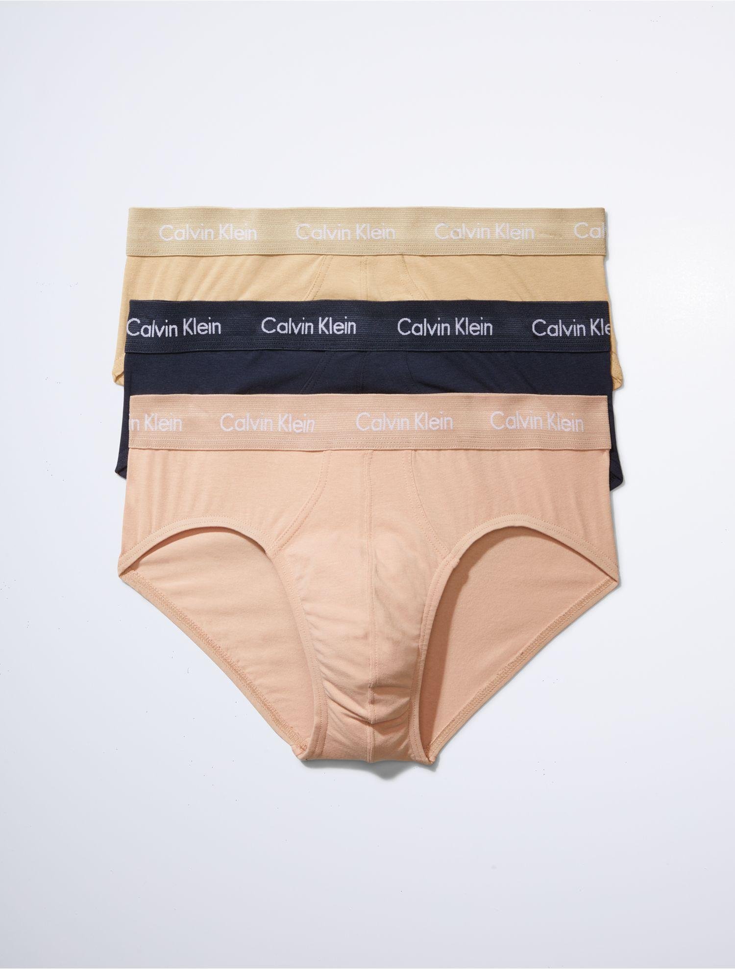 Calvin Klein Cotton Stretch 3-pack Hip Brief for Men