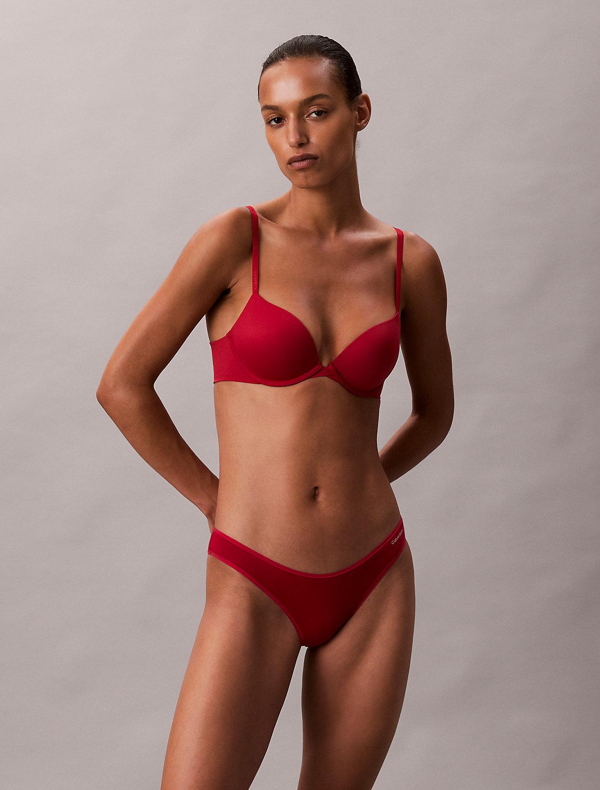 Articles de lingerie Rouge Calvin Klein pour femme Lyst