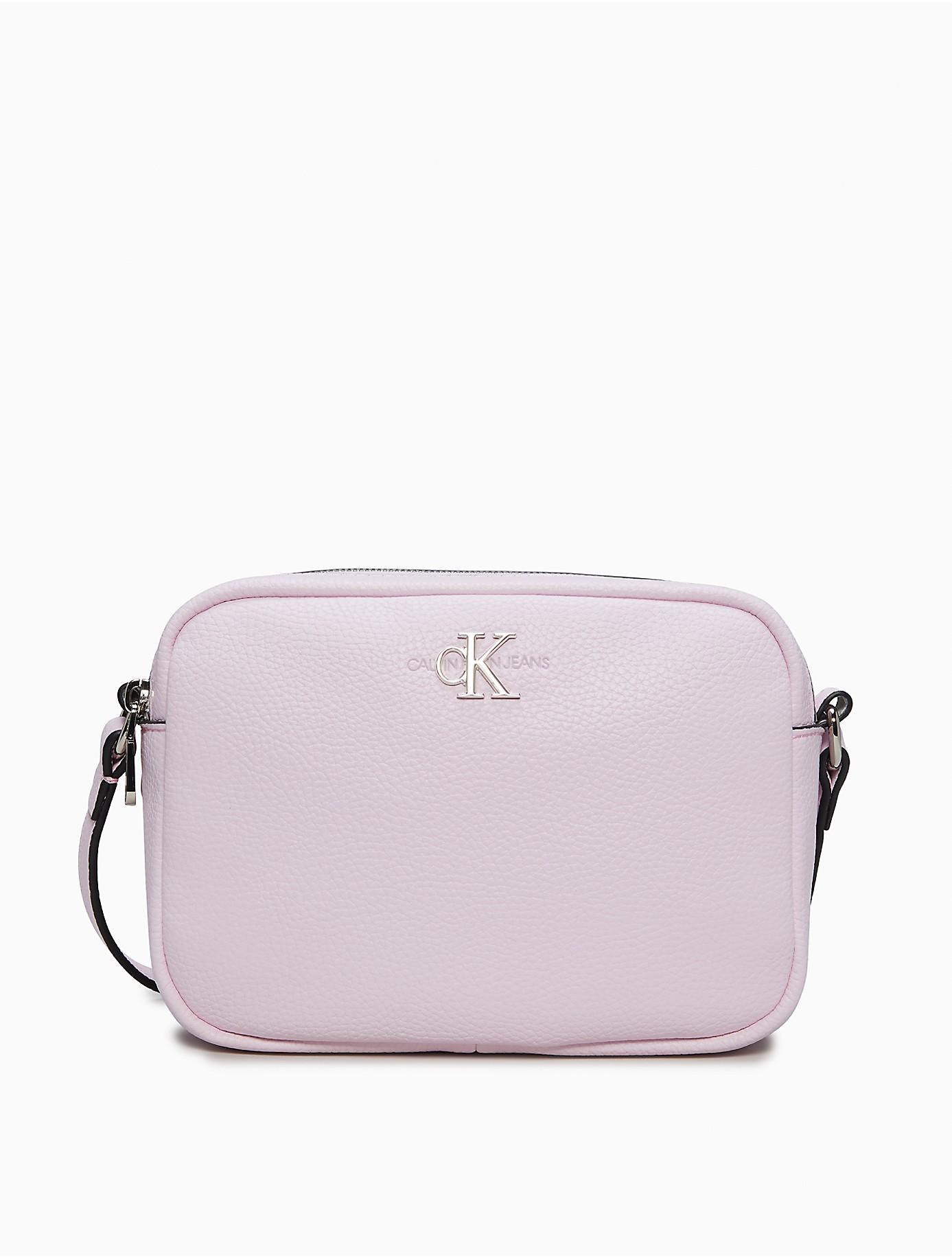 Micro Pebble Monogram Logo Crossbody Camera Bag | Lyst