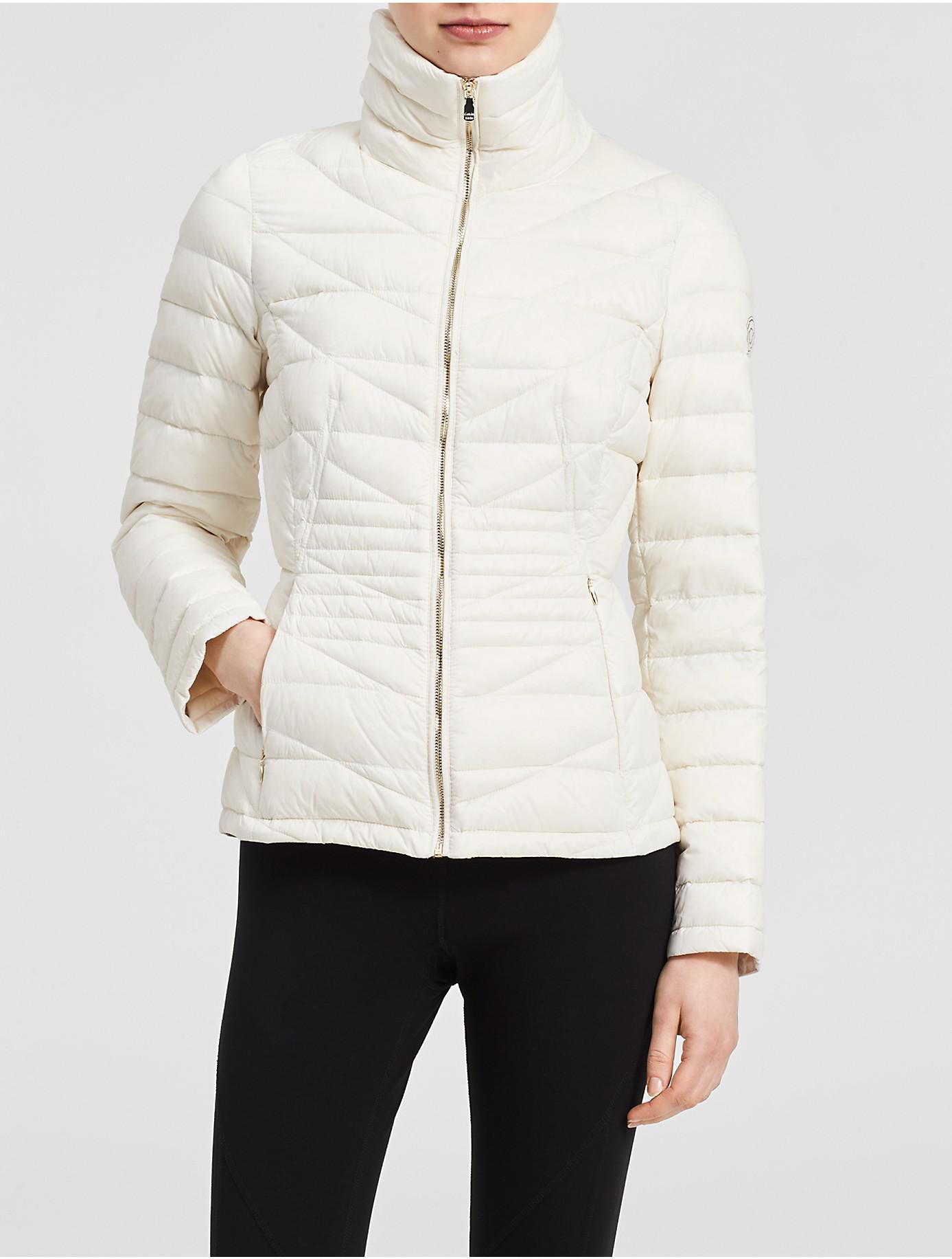 calvin klein featherweight down jacket