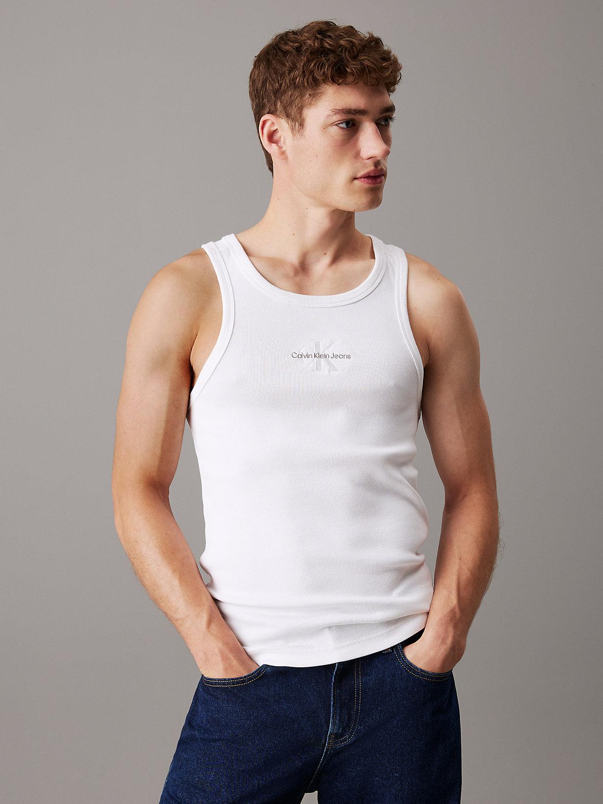 Calvin klein sleeveless shirt hot sale