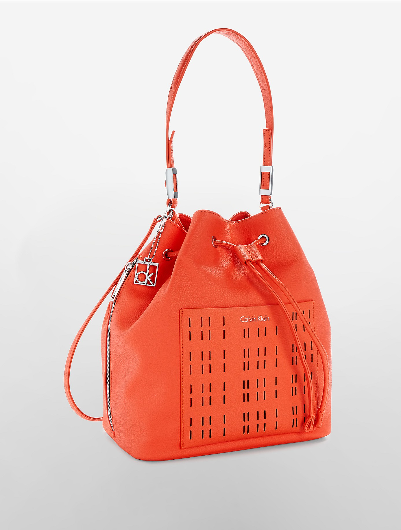calvin klein orange handbag