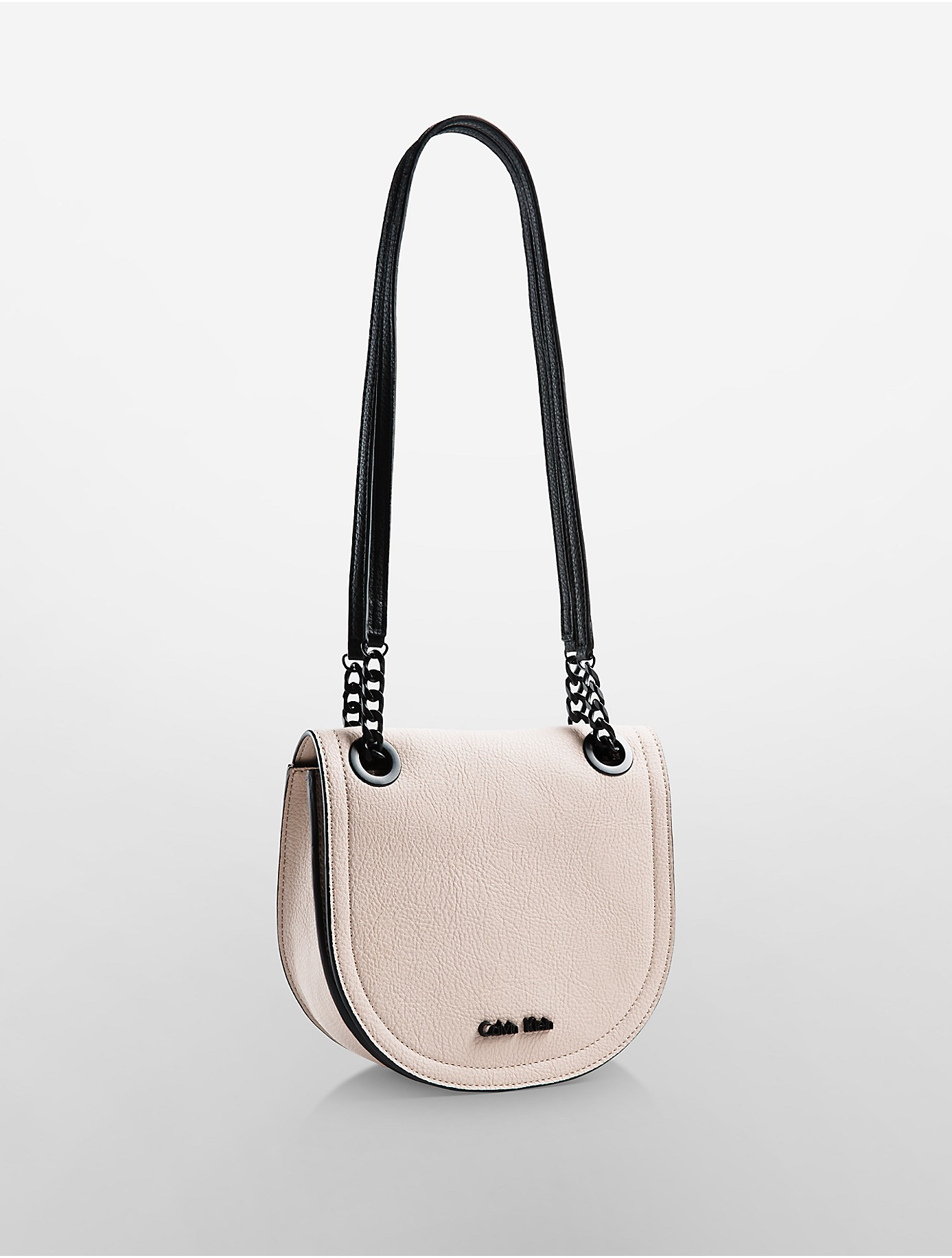 calvin klein saddle bag black