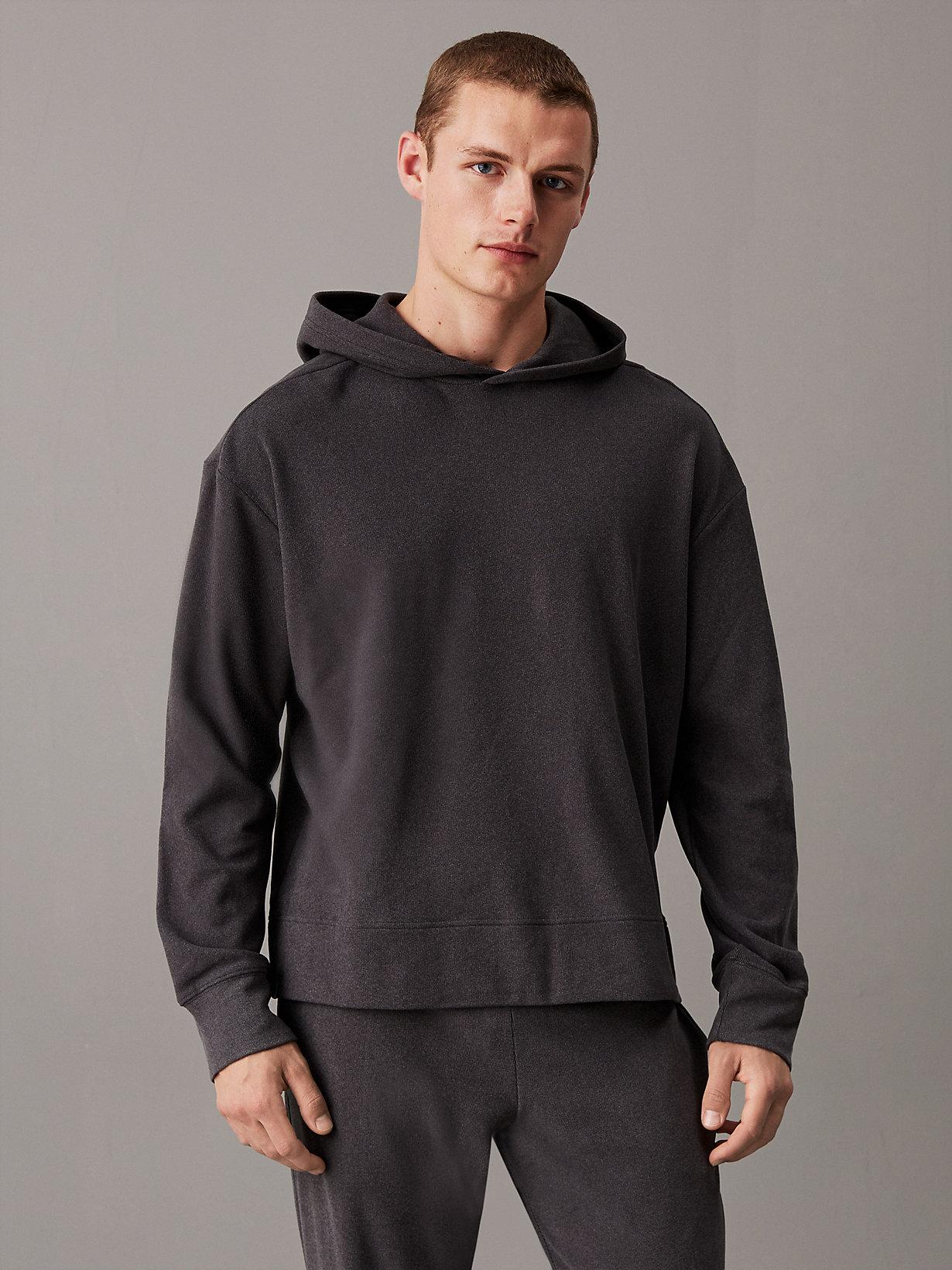 Calvin Klein Plush Fleece Lounge Hoodie in Grey for Men Lyst UK