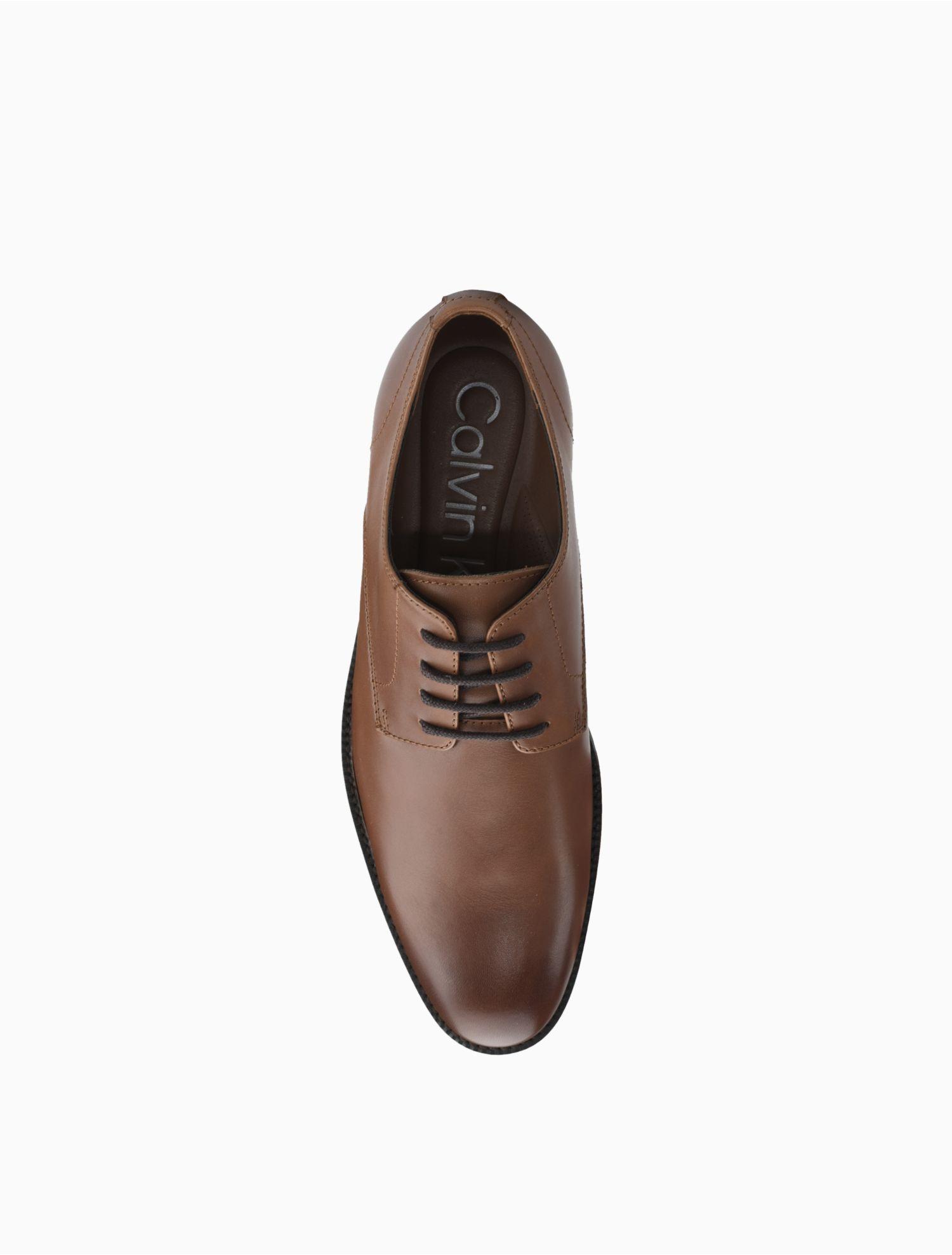 Calvin Klein Jack Leather Oxford Dress Shoe in Brown for Men | Lyst Canada