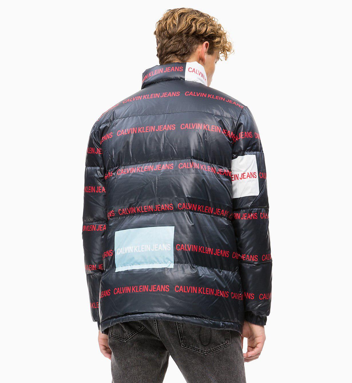Shop Calvin Klein Multi Logo Jacket | UP TO 57% OFF