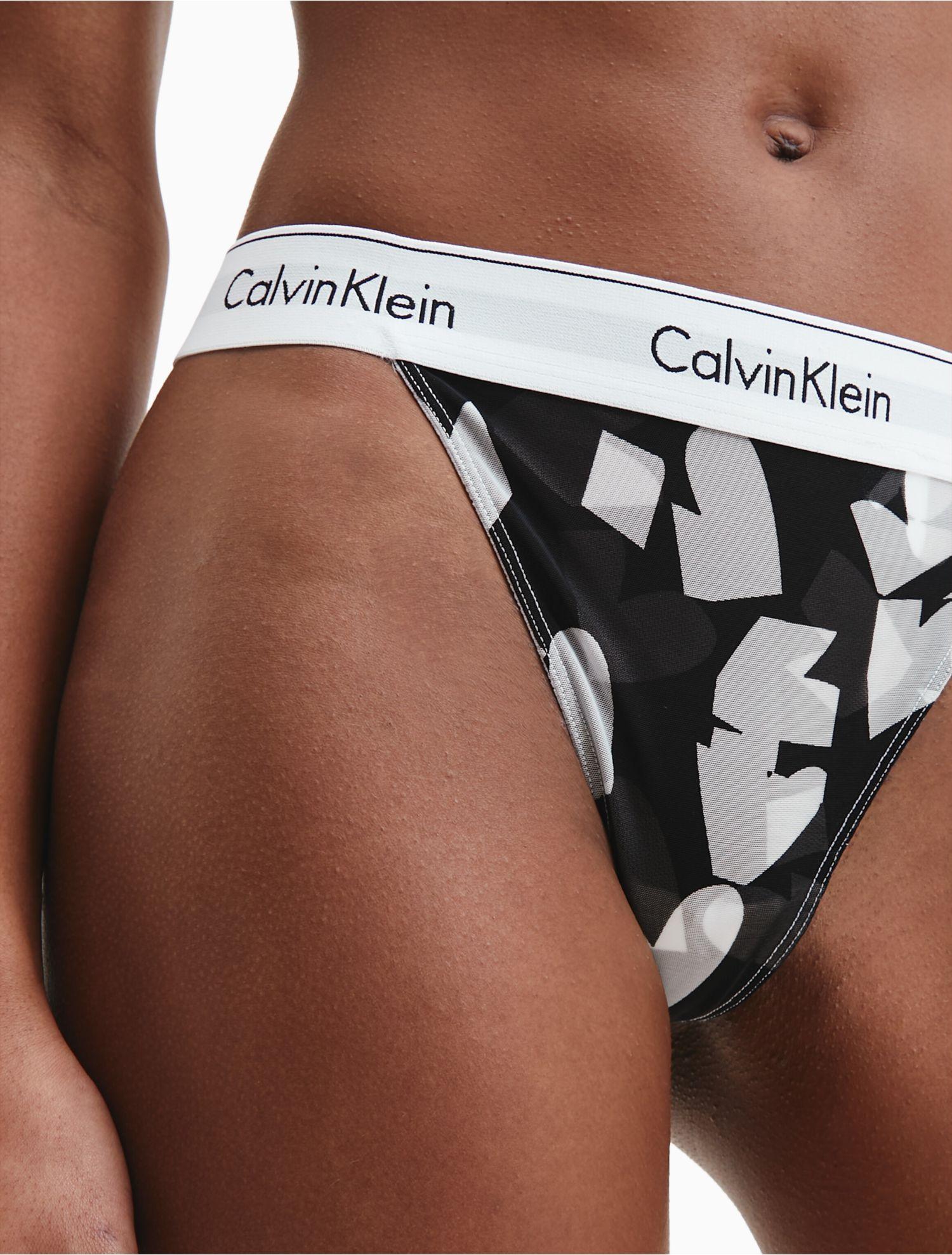 Calvin Klein Modern V-day String Thong in White