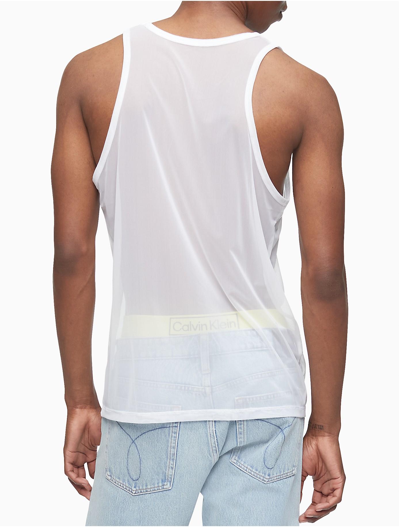 Calvin Klein Reimagined Heritage Pride Sheer Sleep Tank Top in White for  Men | Lyst