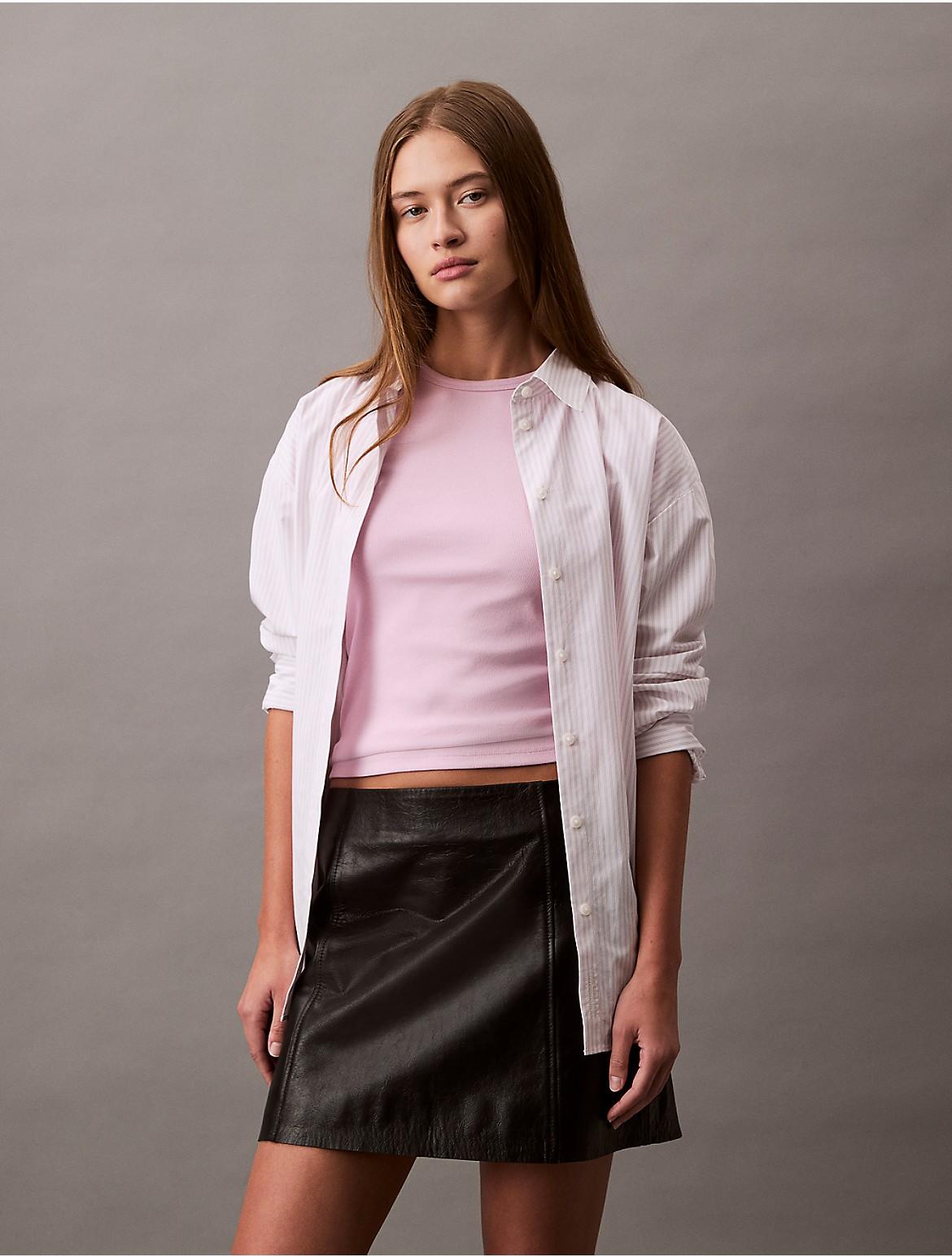 Designer Calvin Klein Faux Leather Skirt Dresses for Women - Up to 67% off  | Lyst