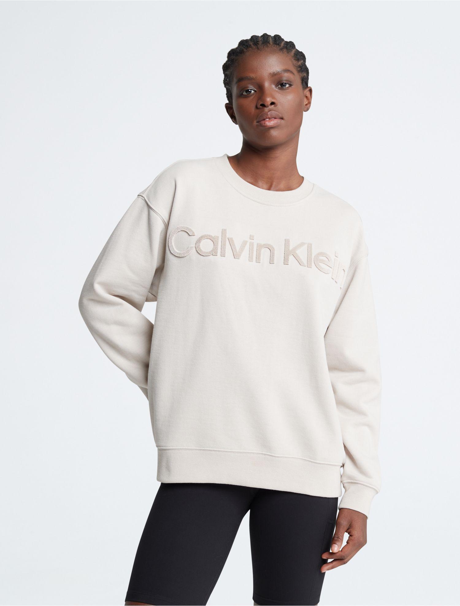 Calvin Klein Logo Crew Neck T-Shirt, White