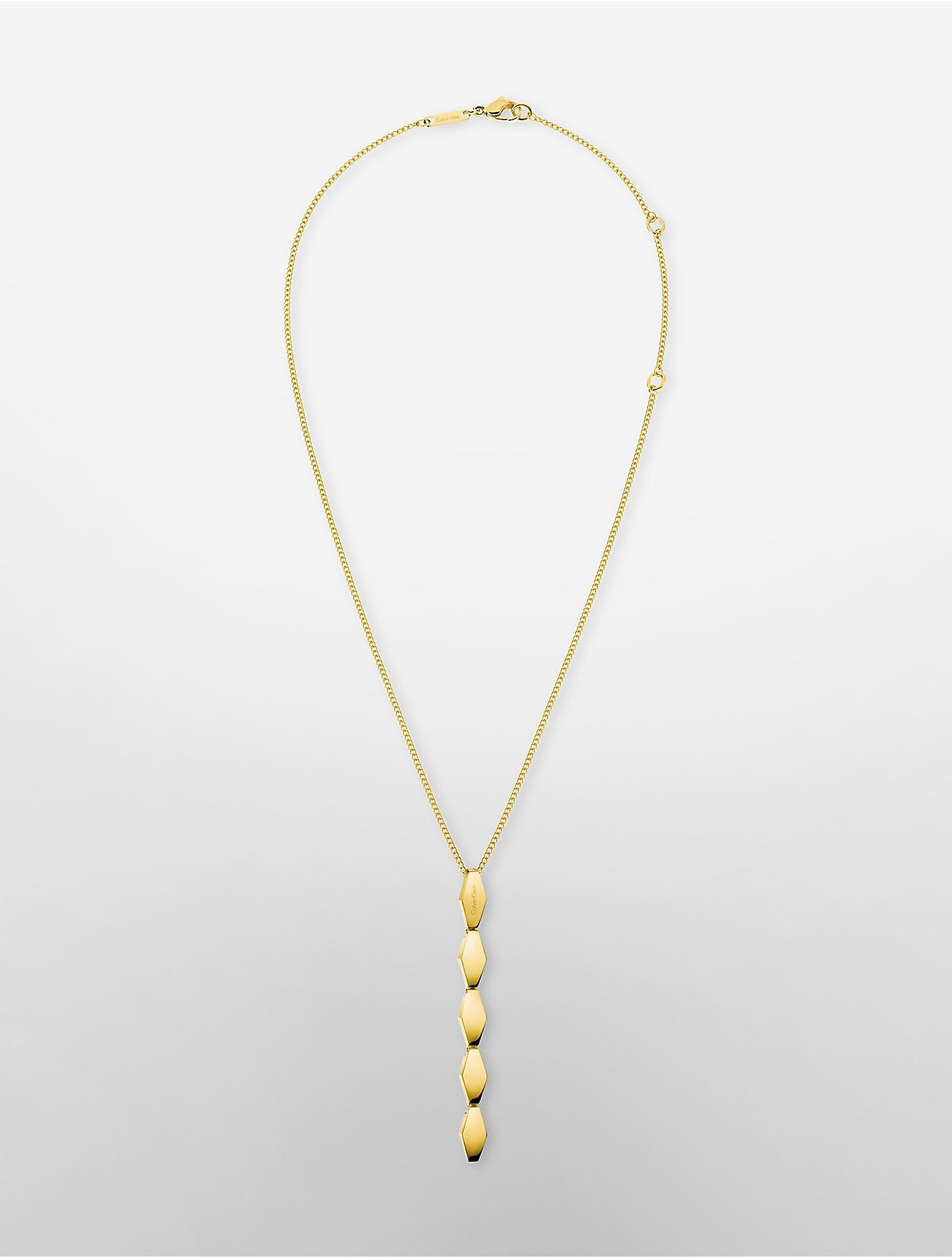 calvin klein rose gold necklace