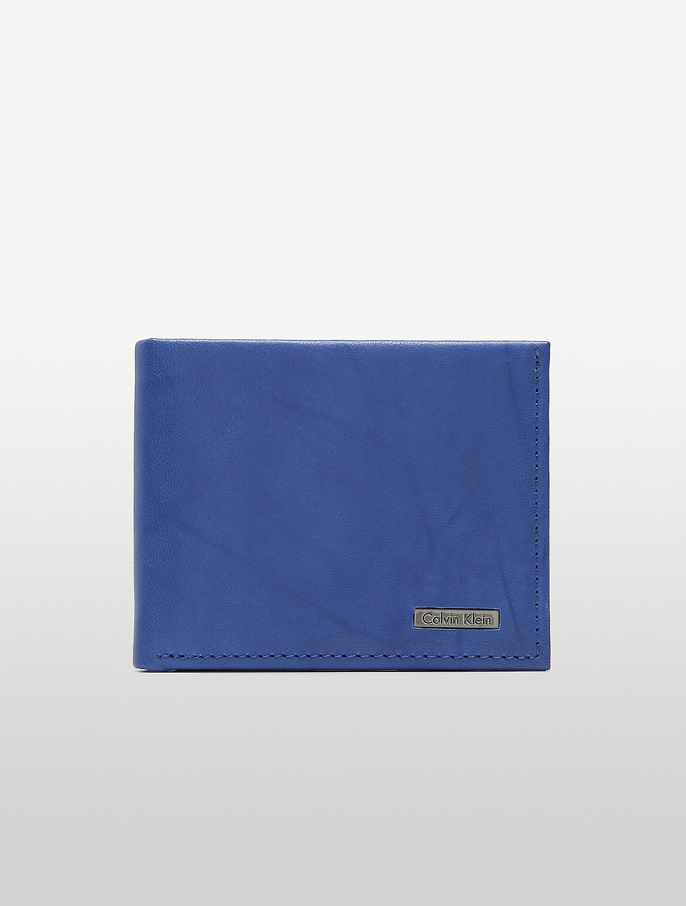 democratische Partij uniek geïrriteerd raken Calvin Klein Leather Marbled Slimfold Wallet in Blue for Men - Lyst