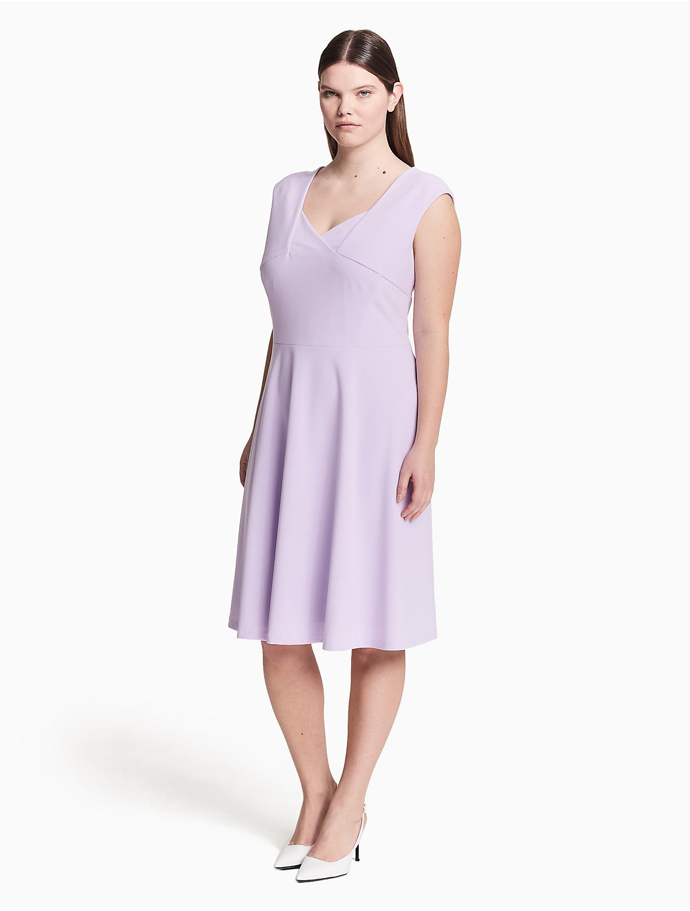 calvin klein lavender dress
