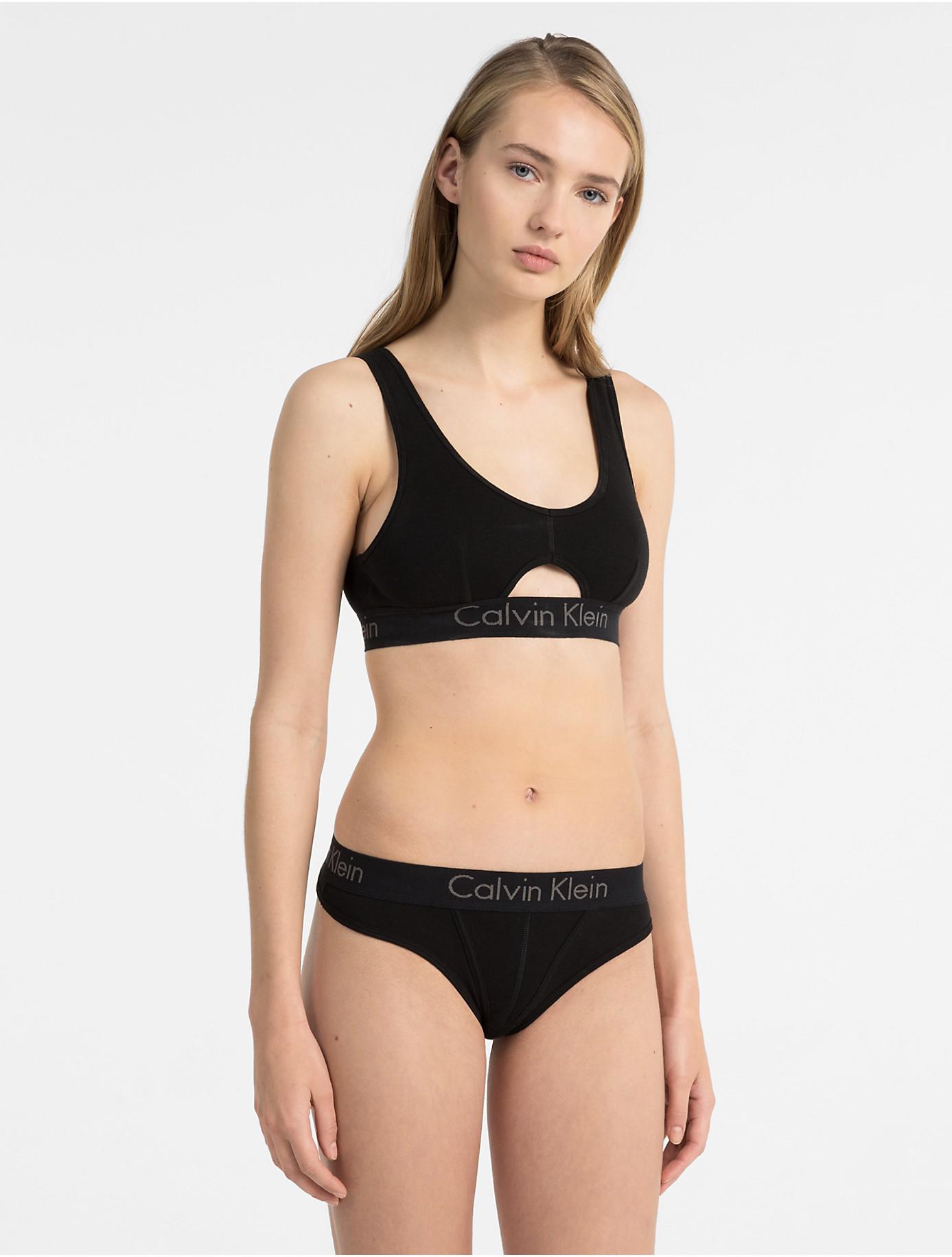 calvin klein cut out bralette