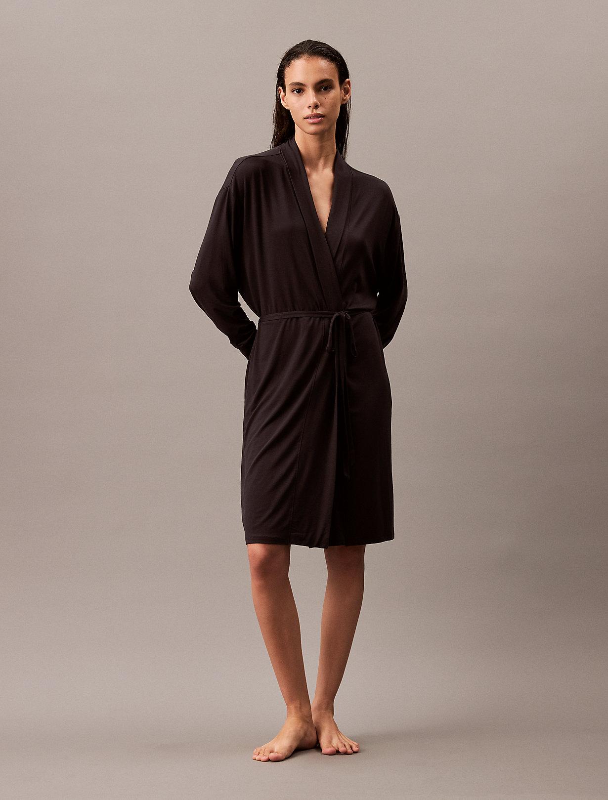 Calvin Klein Soft Modal Robe in Brown Lyst UK