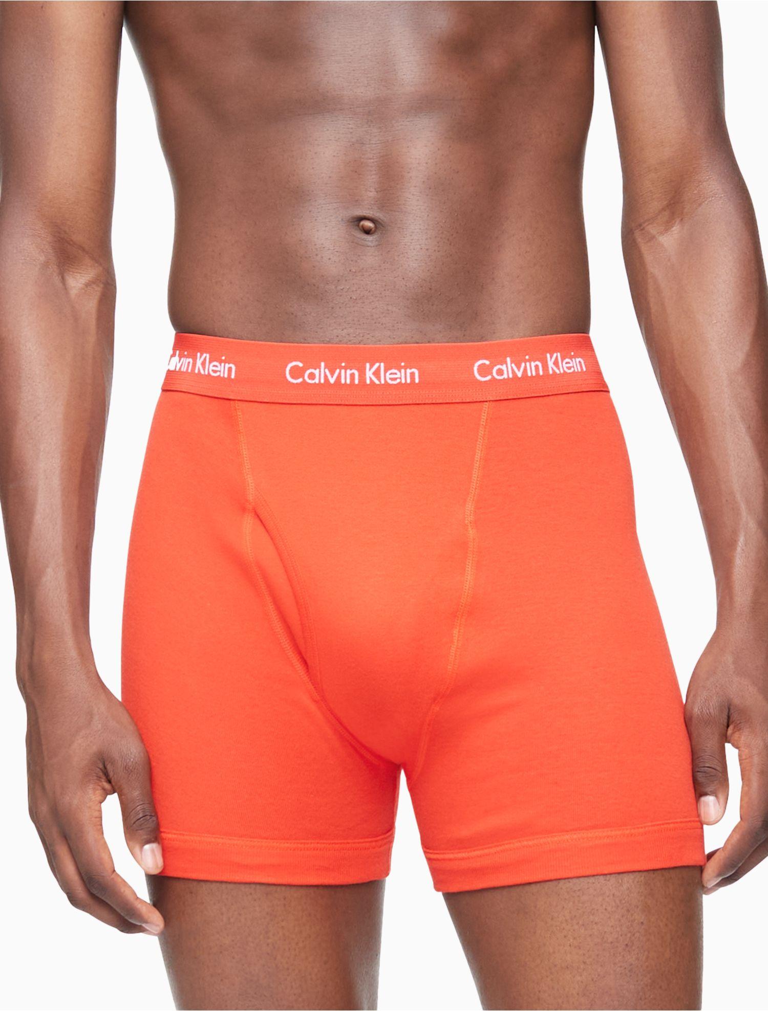 Calvin Klein Cotton Classics 5-pack Boxer Brief in Blue for Men | Lyst
