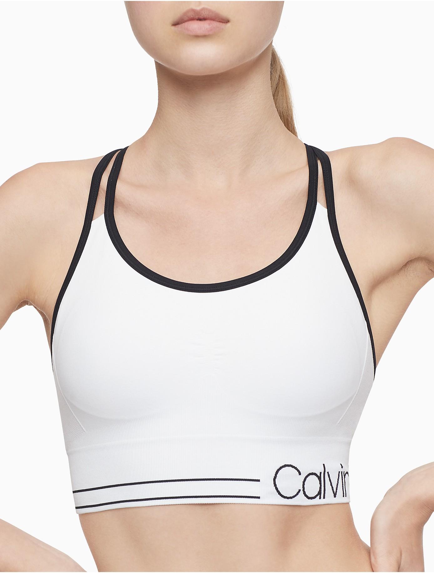 Calvin Klein Performance Strappy-back Medium-impact Sports Bra in