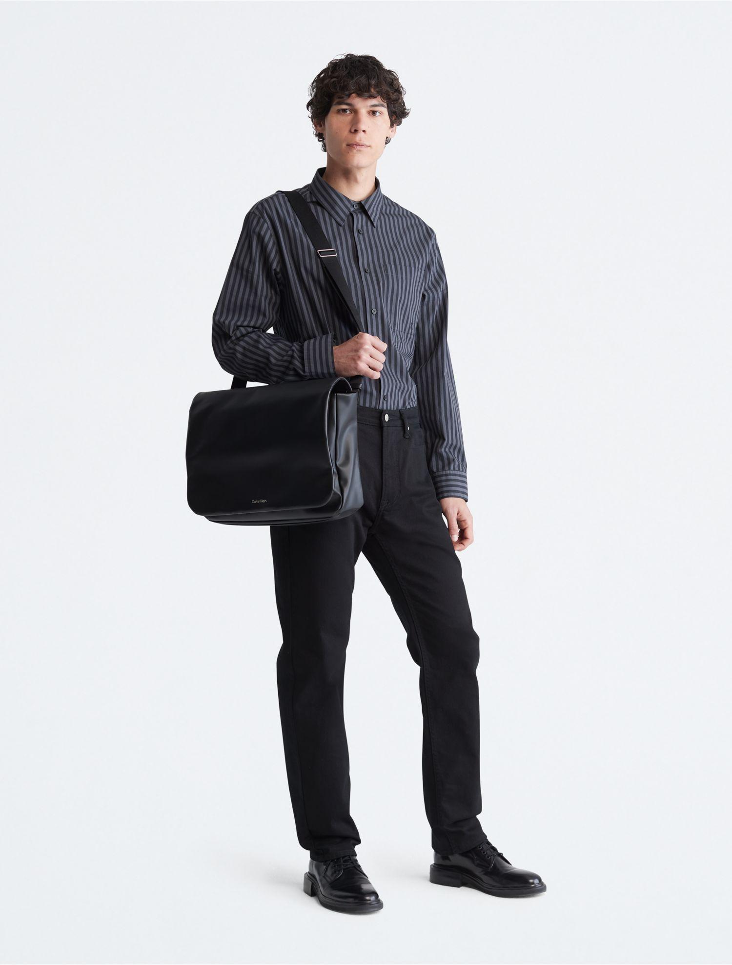 Calvin Klein Elemental Messenger Bag in Black for Men | Lyst