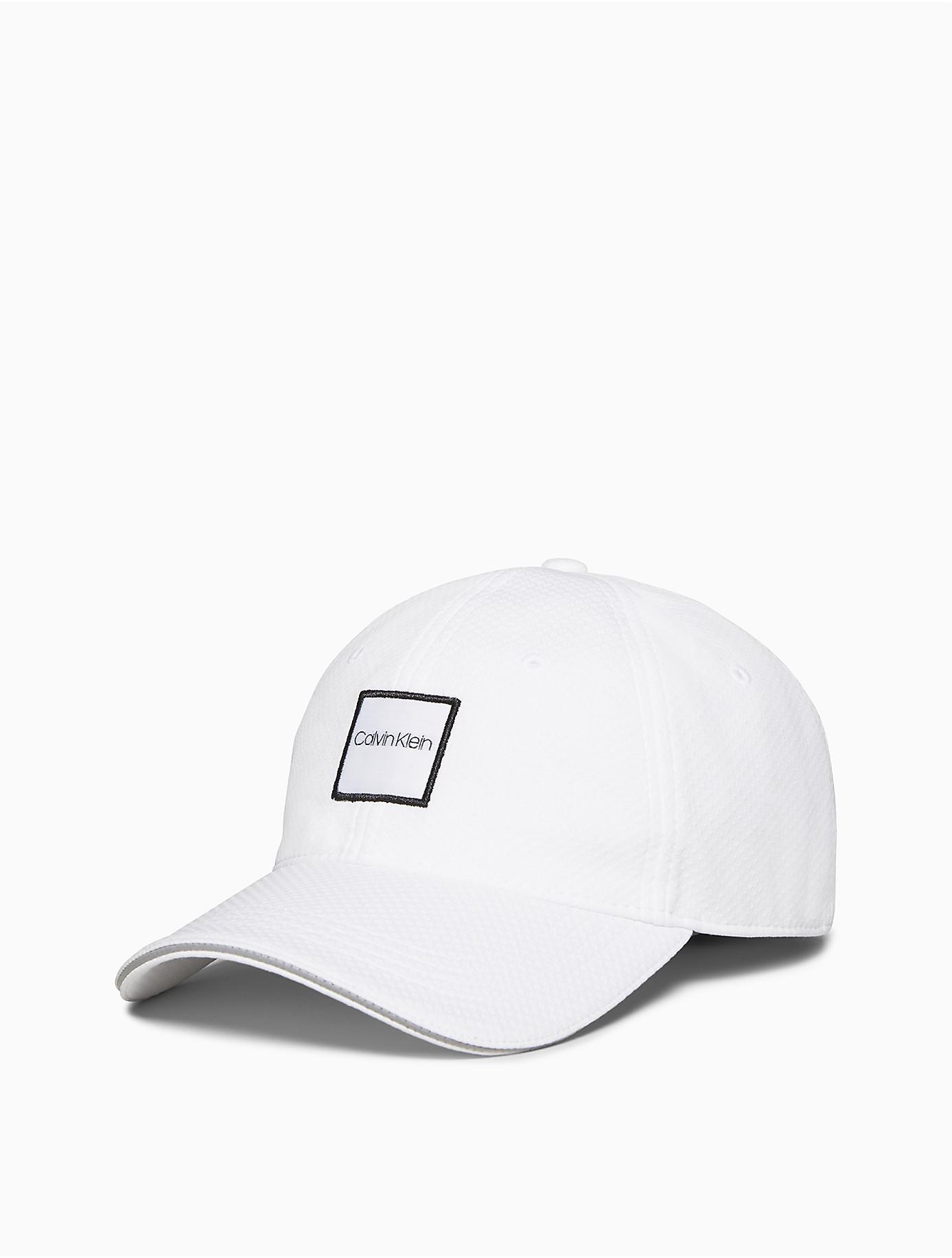 white calvin klein hat