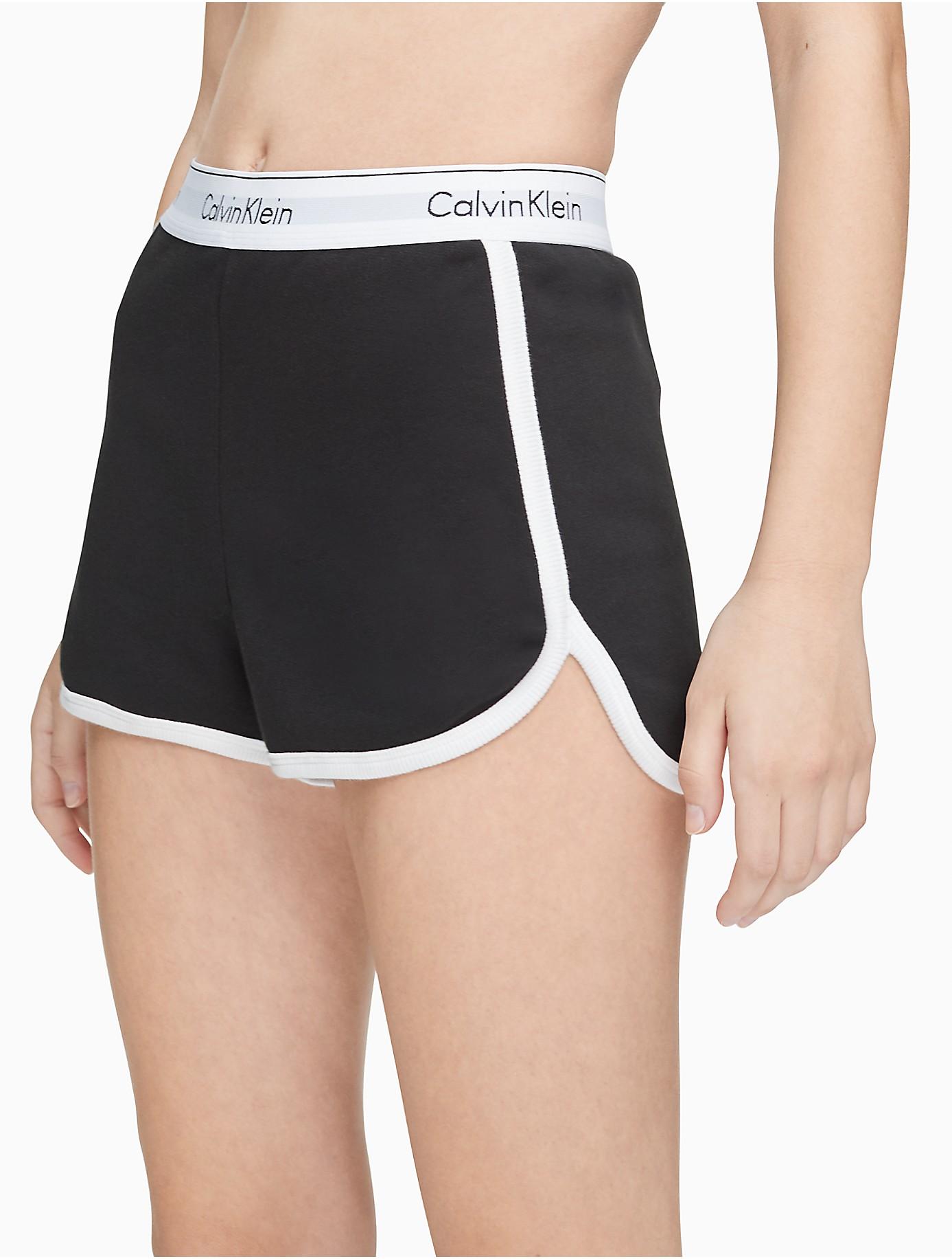 Calvin Klein Modern Cotton Sleep Shorts in Black - Lyst