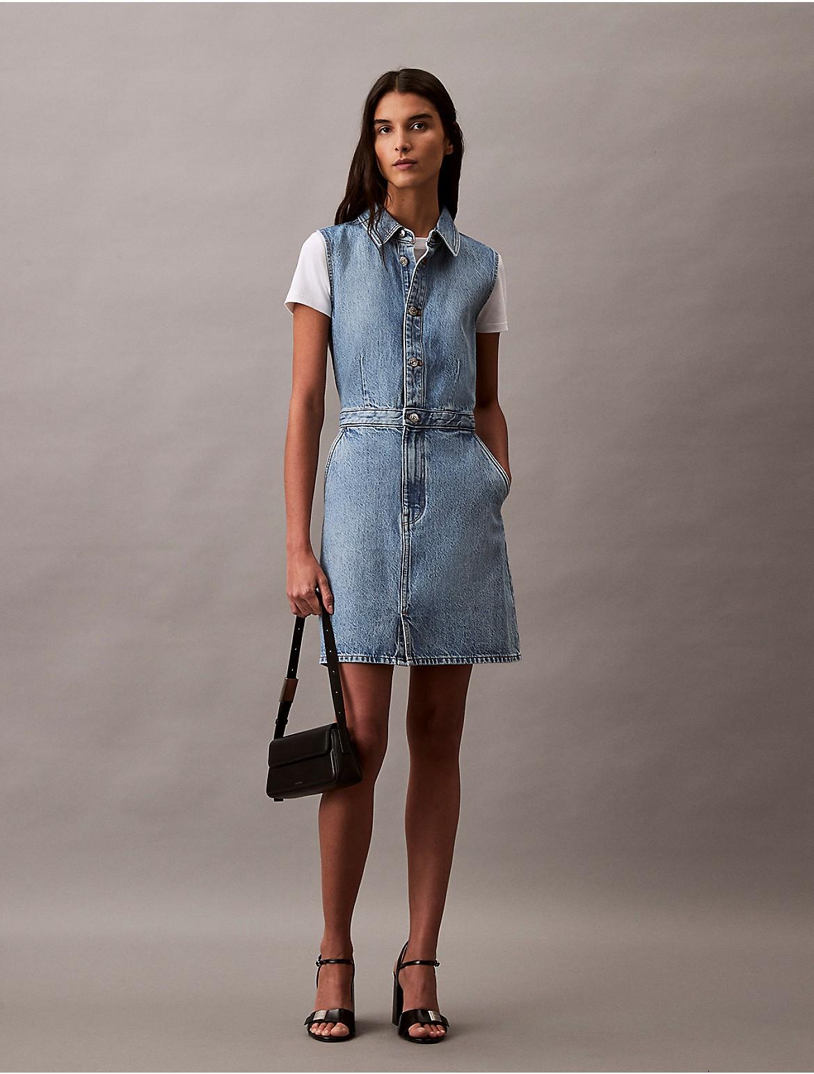 Calvin Klein Denim Dresses for Women | Lyst