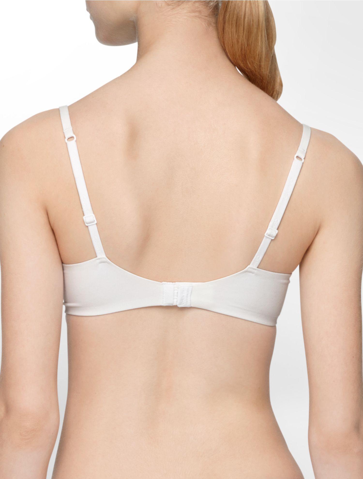 Calvin Klein Perfectly Fit Memory Touch Push-up Bra in Natural