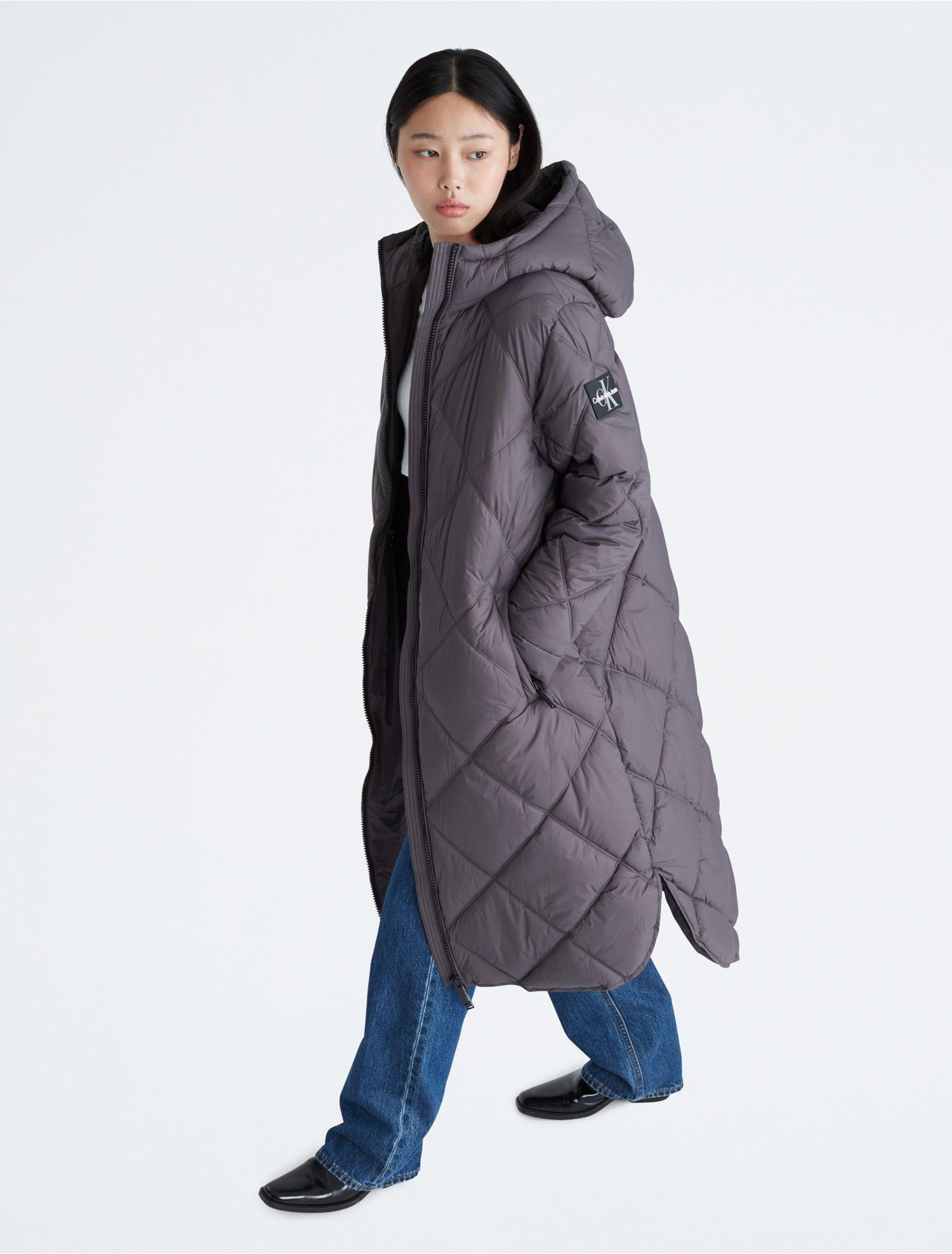 Calvin klein cheap puffer jacket long