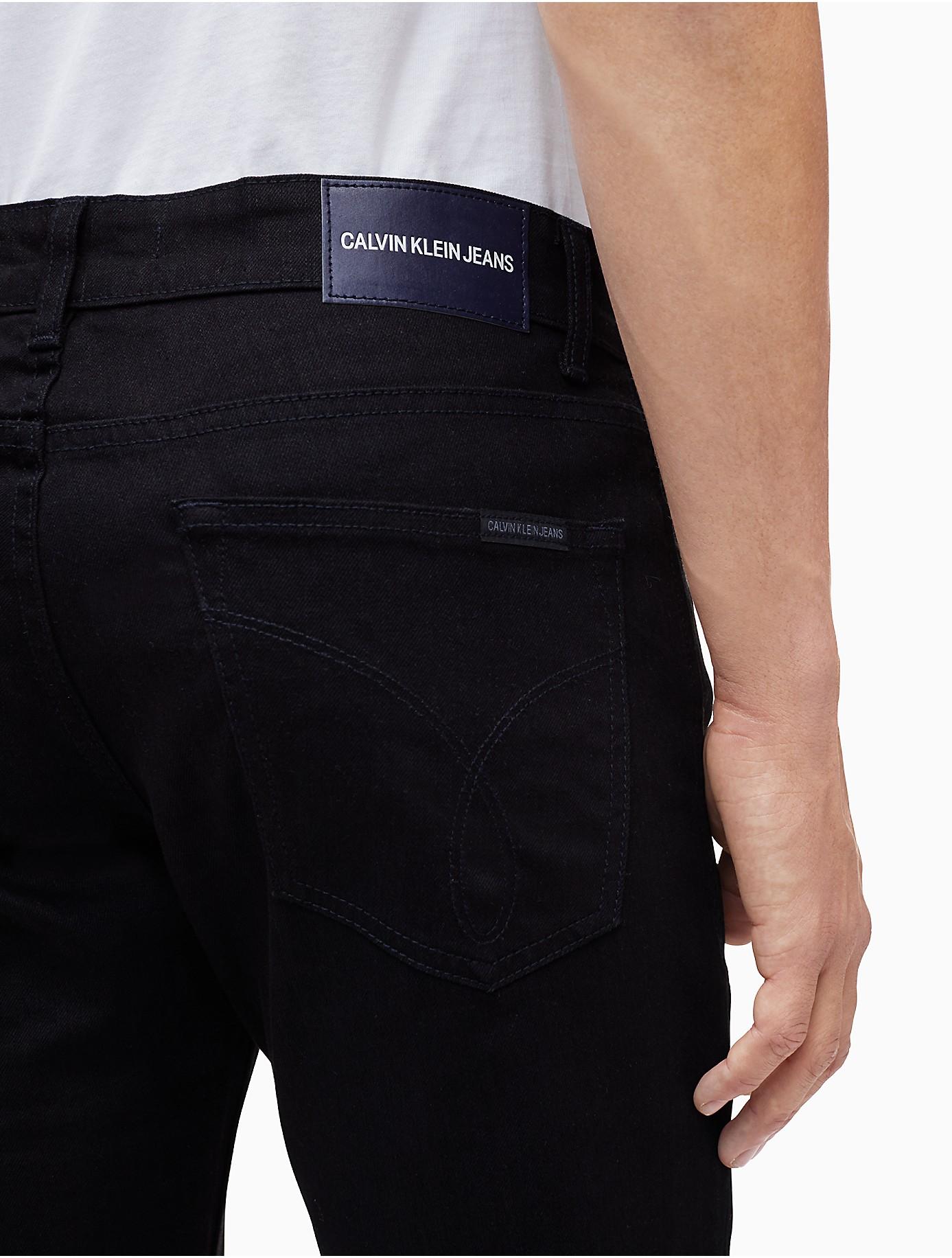 Calvin Klein Slim Fit Forever Black Jeans for Men | Lyst
