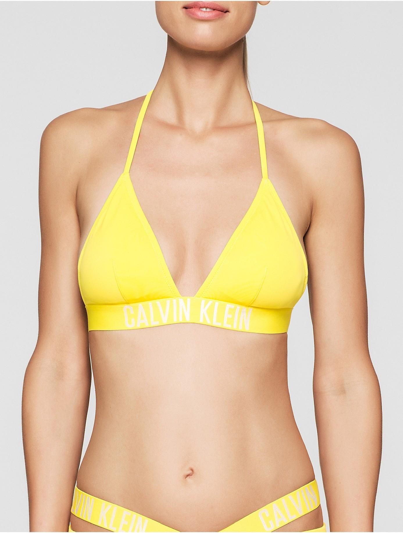 calvin klein yellow bikini top Shop Clothing & Shoes Online