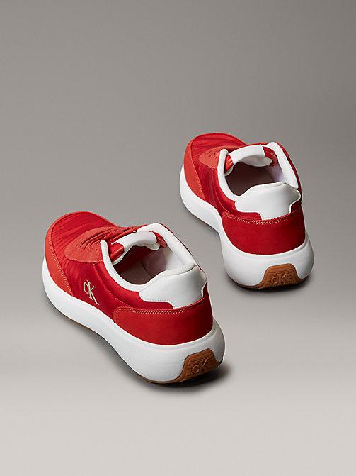 Damen-Sneaker von Calvin Klein in Rot Lyst DE