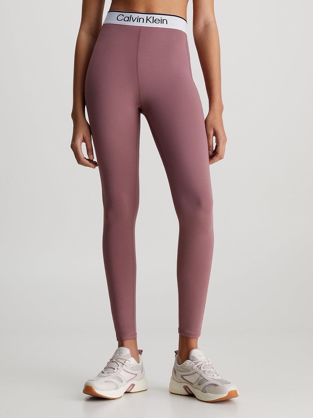 Calvin Klein 7 8 Gym Leggings in Pink Lyst UK